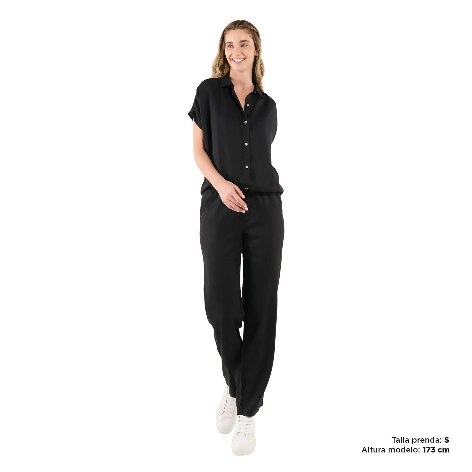 Camisa para Mujer Blazing Negra