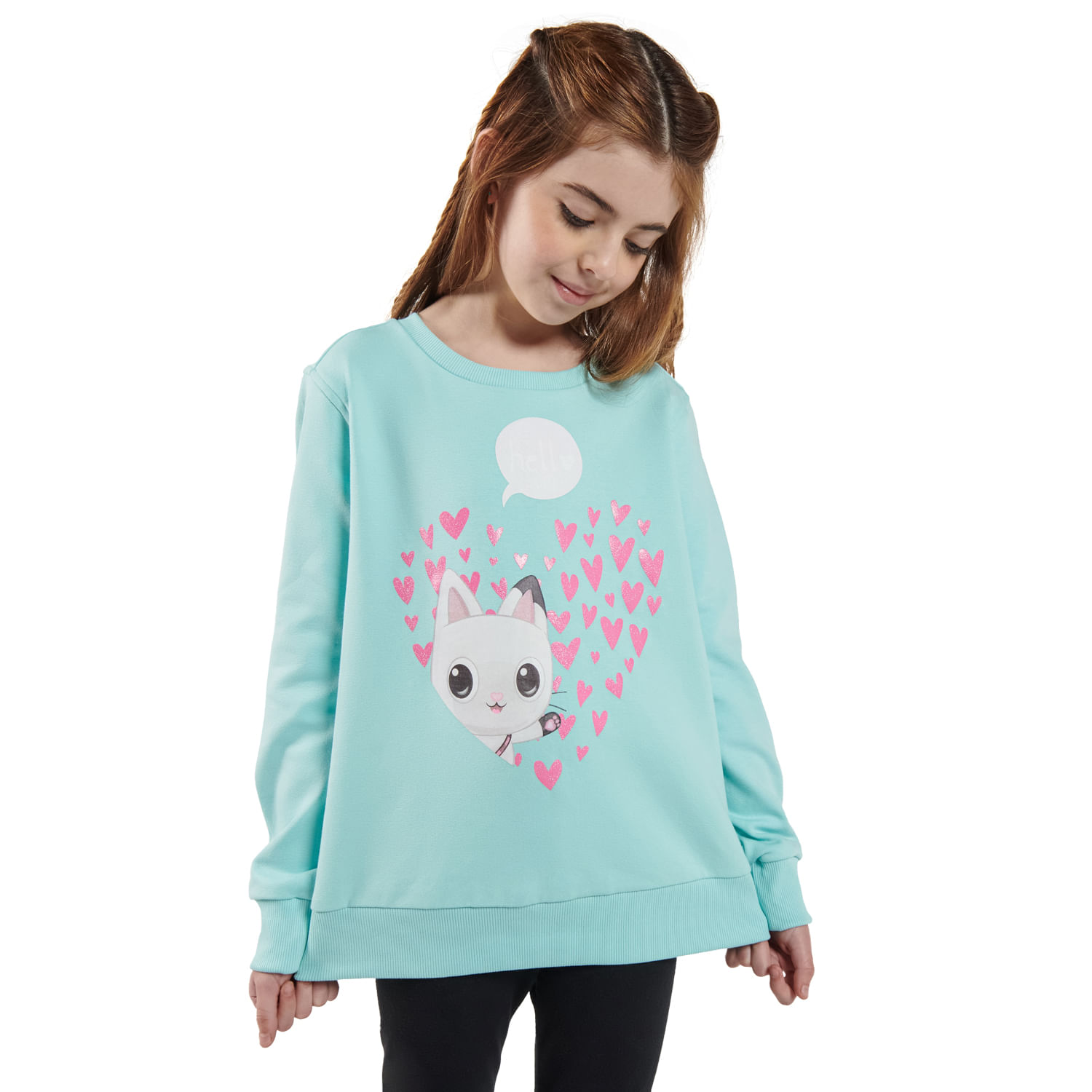 Buzo para Niña Gabby Cats Azul
