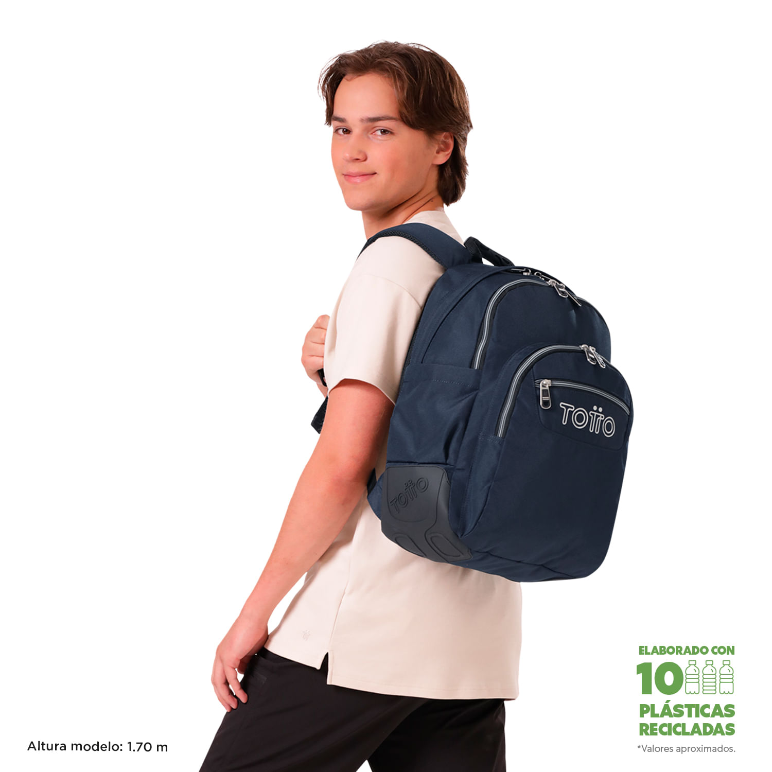 Maleta para colegio Rayol Azul