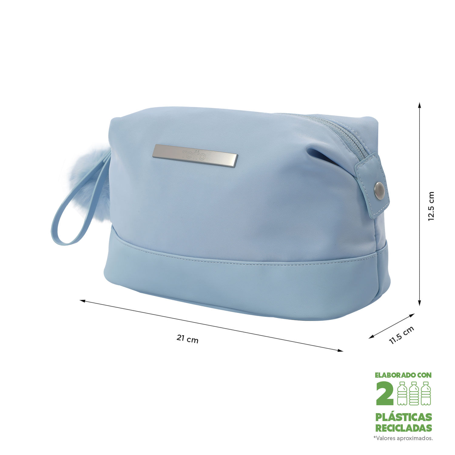 Cosmetiquera Multiuso Adelaide Azul Mujer