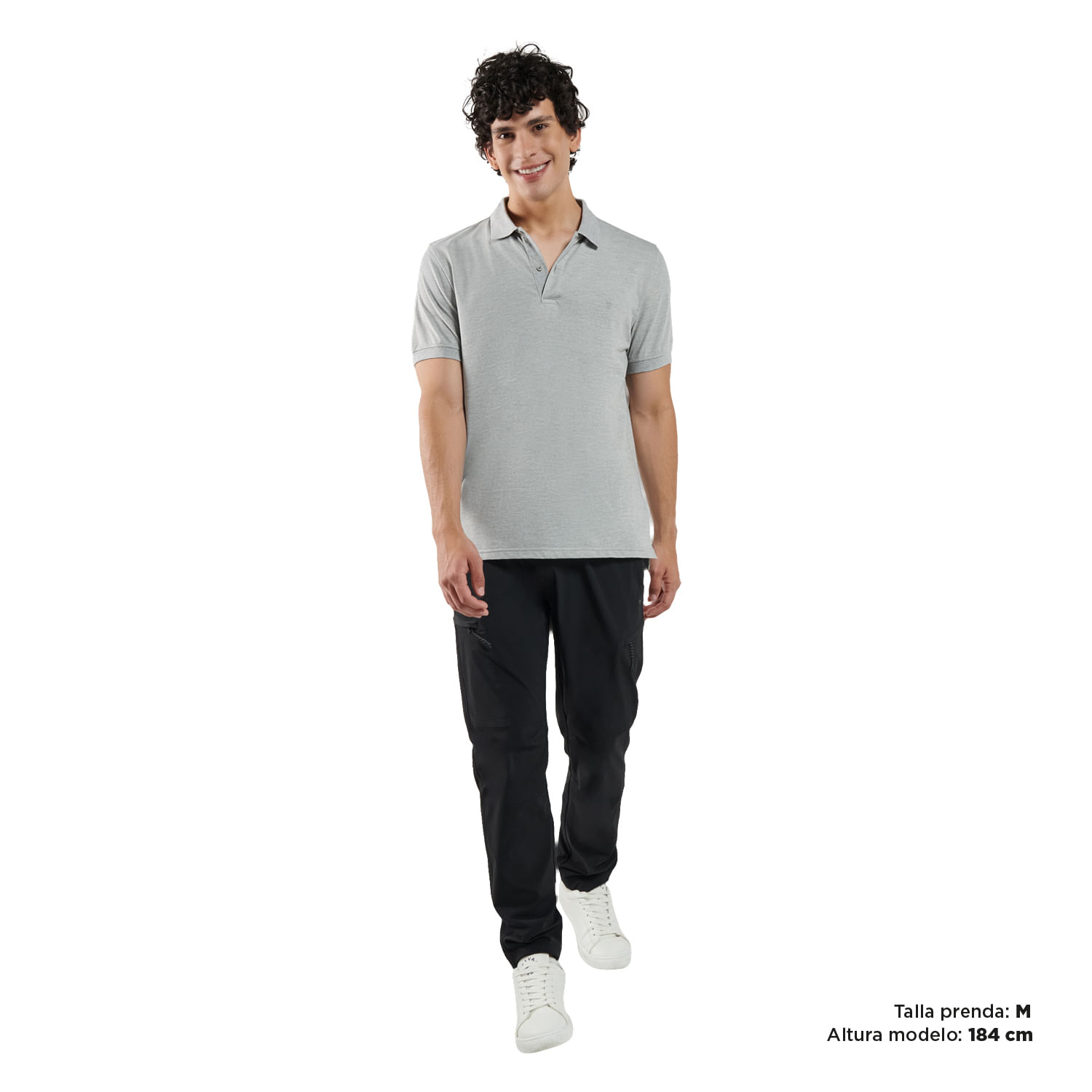 Camiseta Polo Gris Hombre Mason