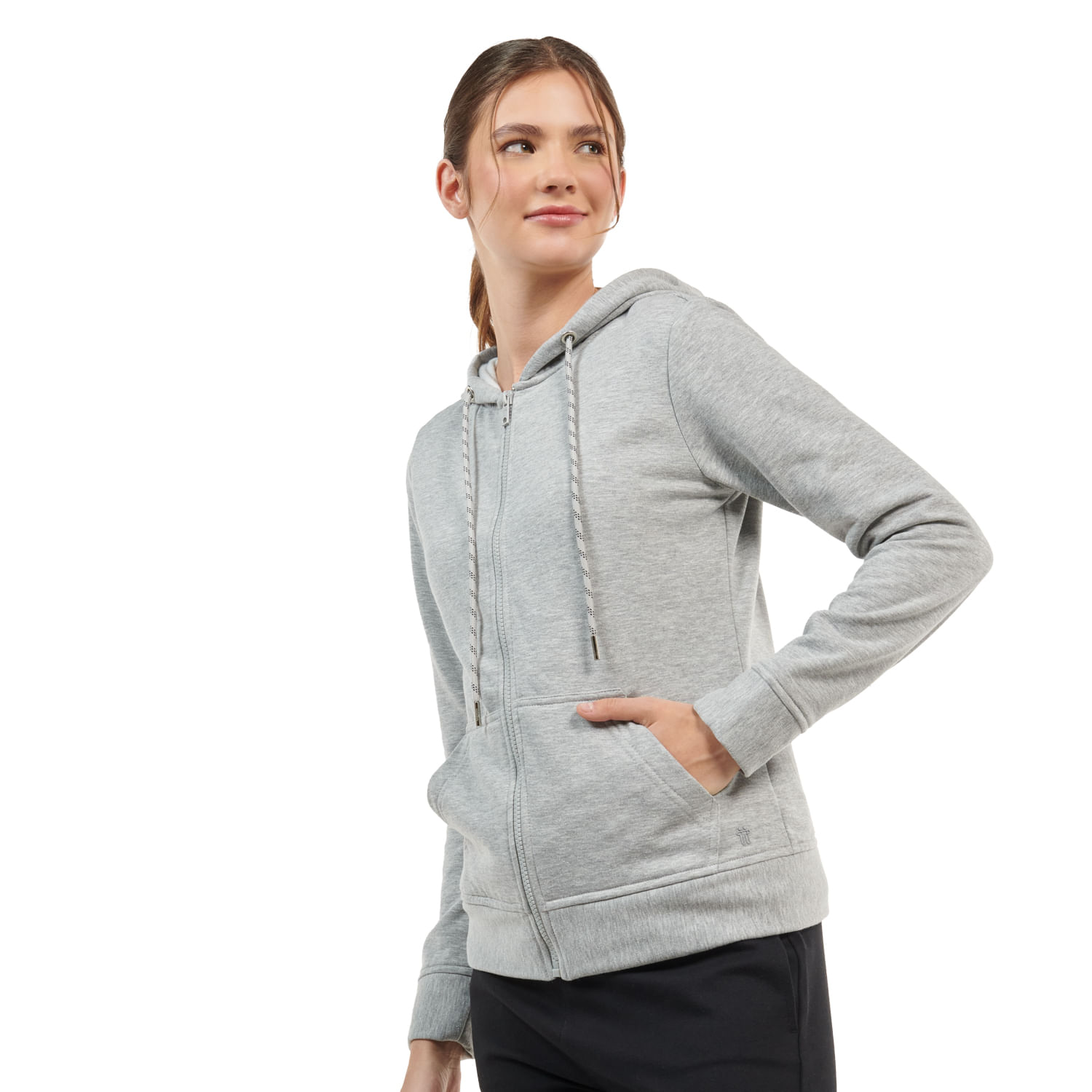 Buzo para mujer Mout hoodie gris