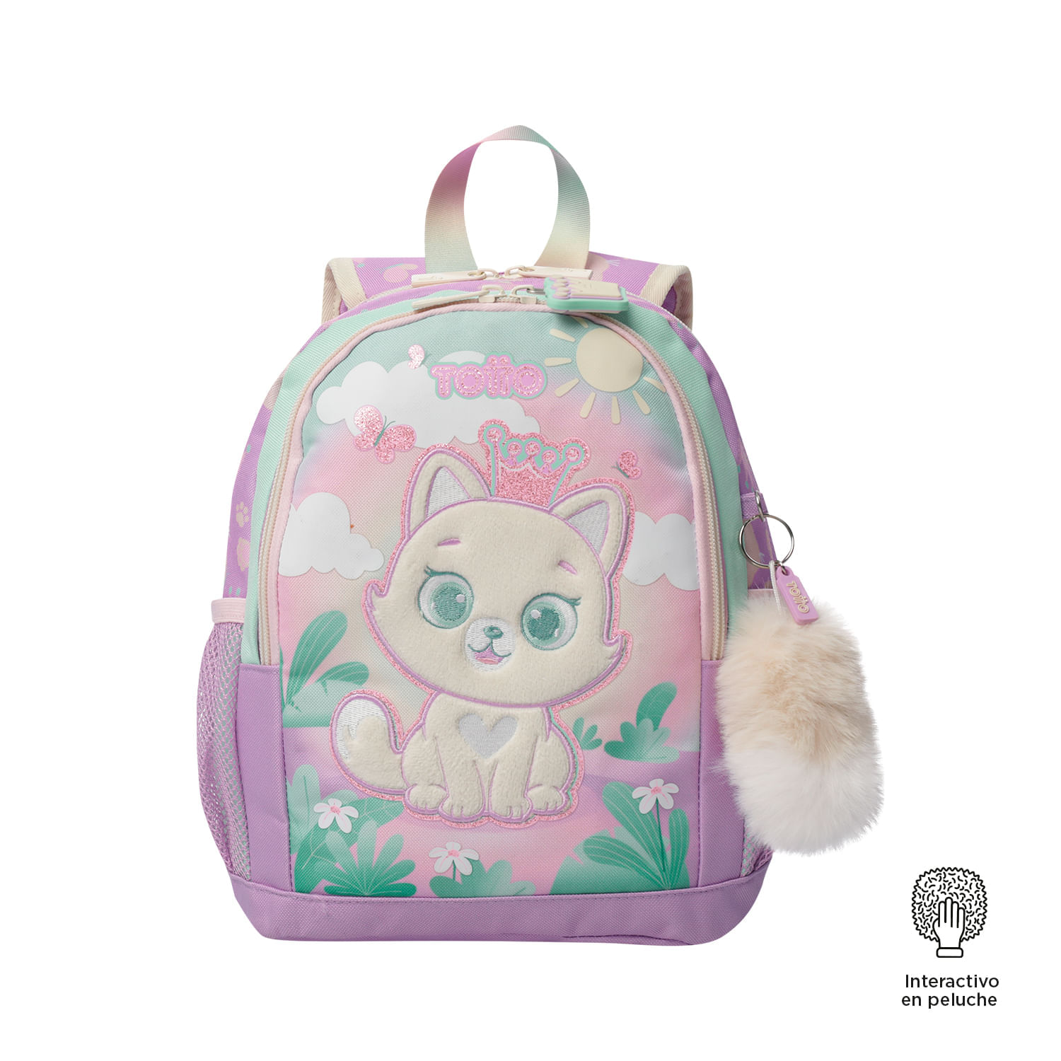 Morral para Niña Queen Cat Pequeño Rosado