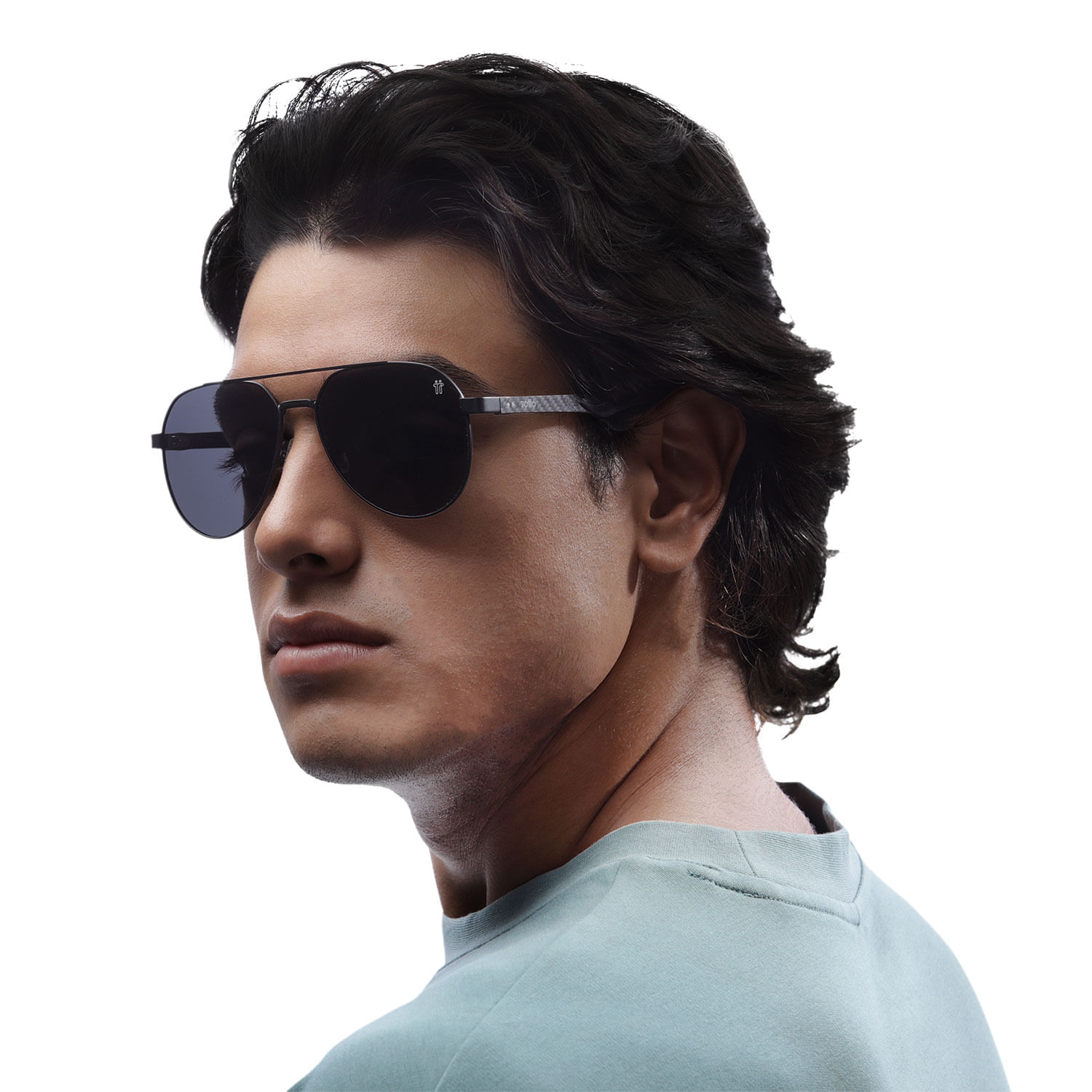 Gafas de Sol Senna Polarizadas Negras Hombre
