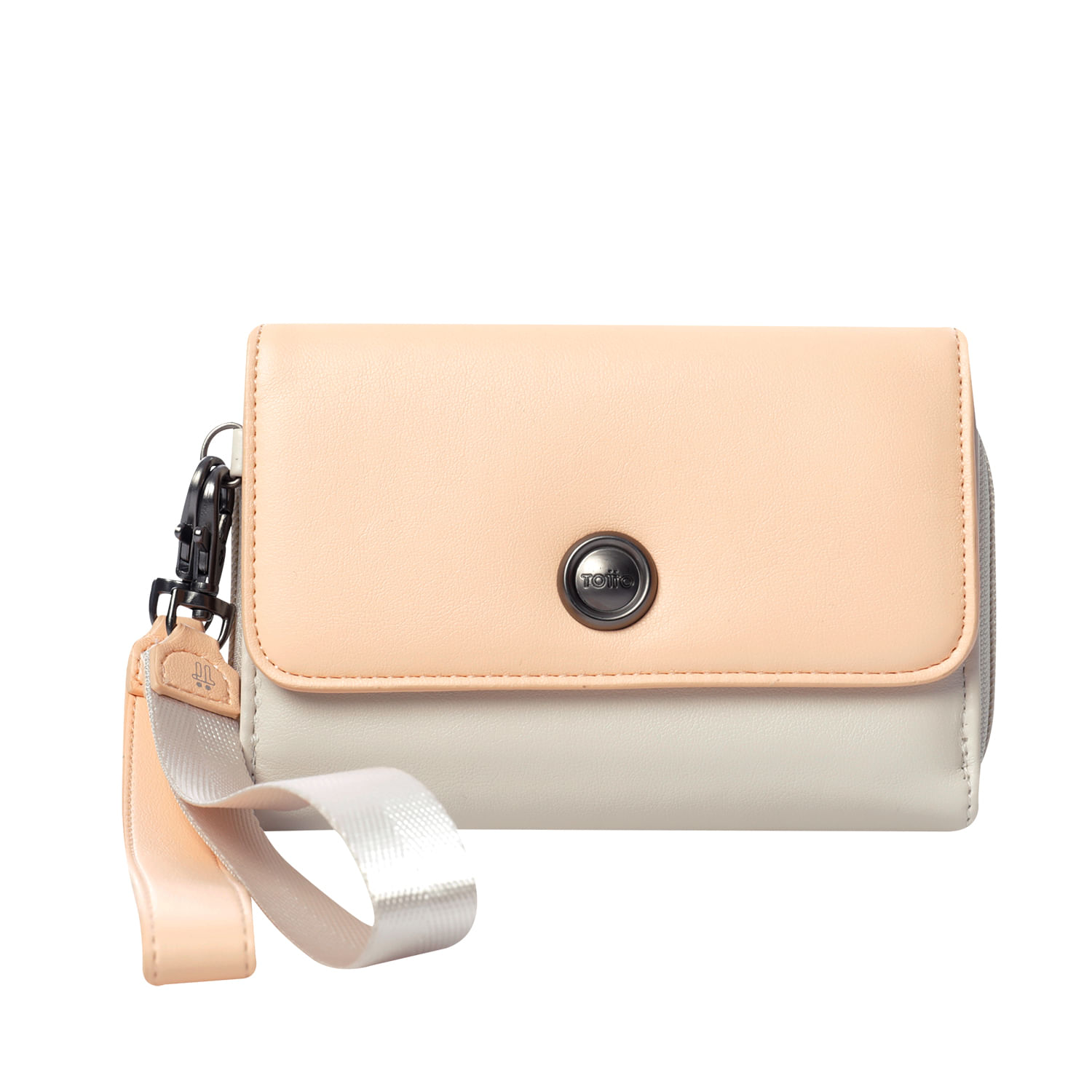Billetera Style Can Con RFID Blocker Rosada/Gris Mujer