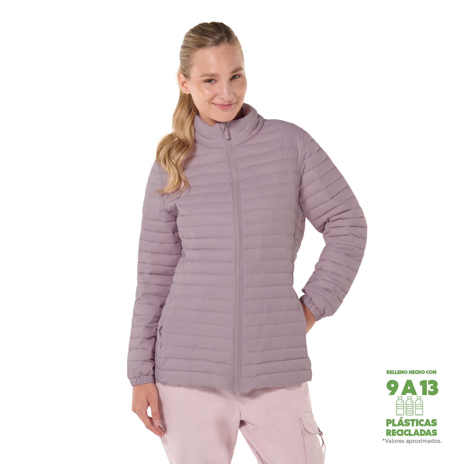 Chaqueta para Mujer Acolchada Nissi 3 En 1 Xl Blanca