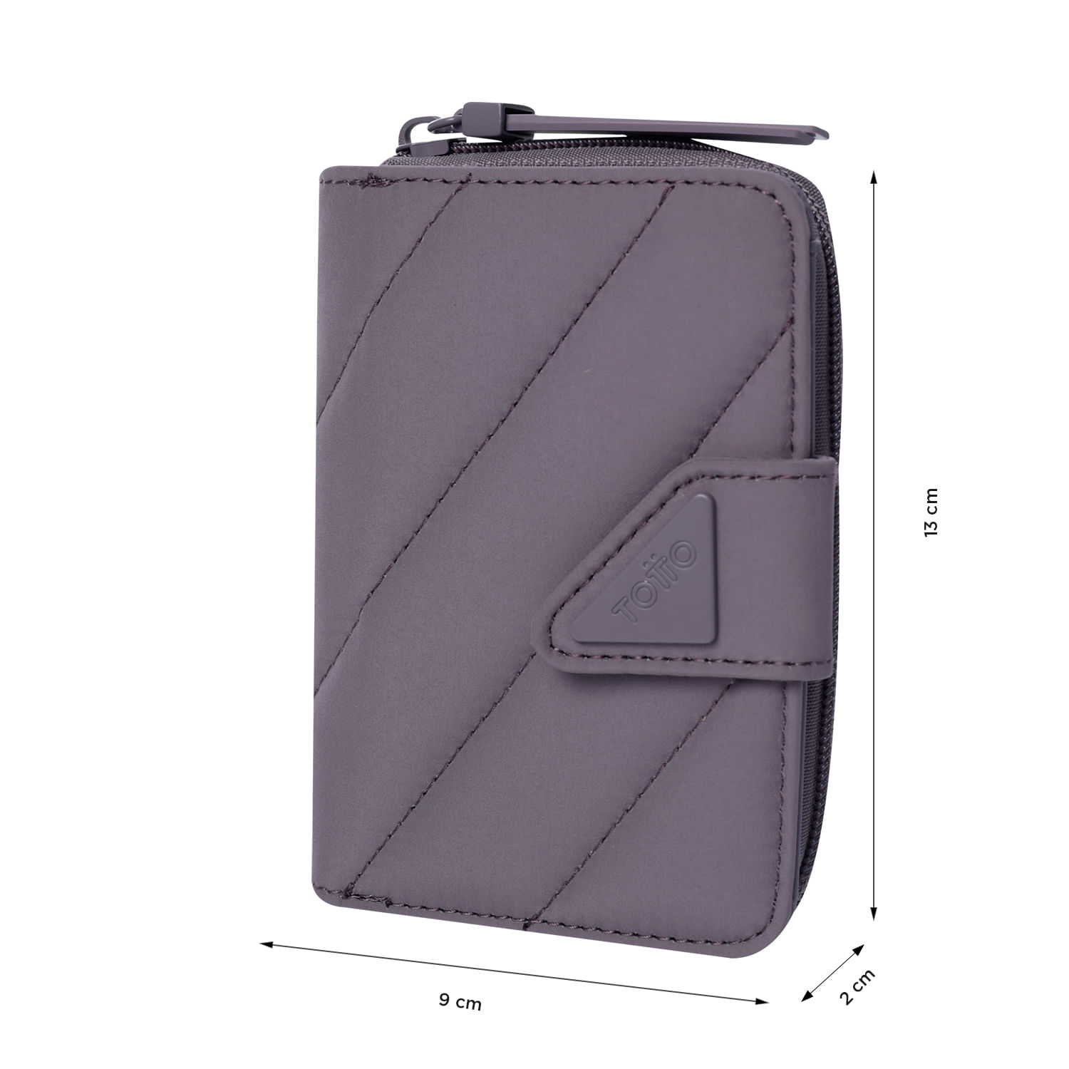 Billetera Comfy Twill Con RFID Blocker Morada Mujer