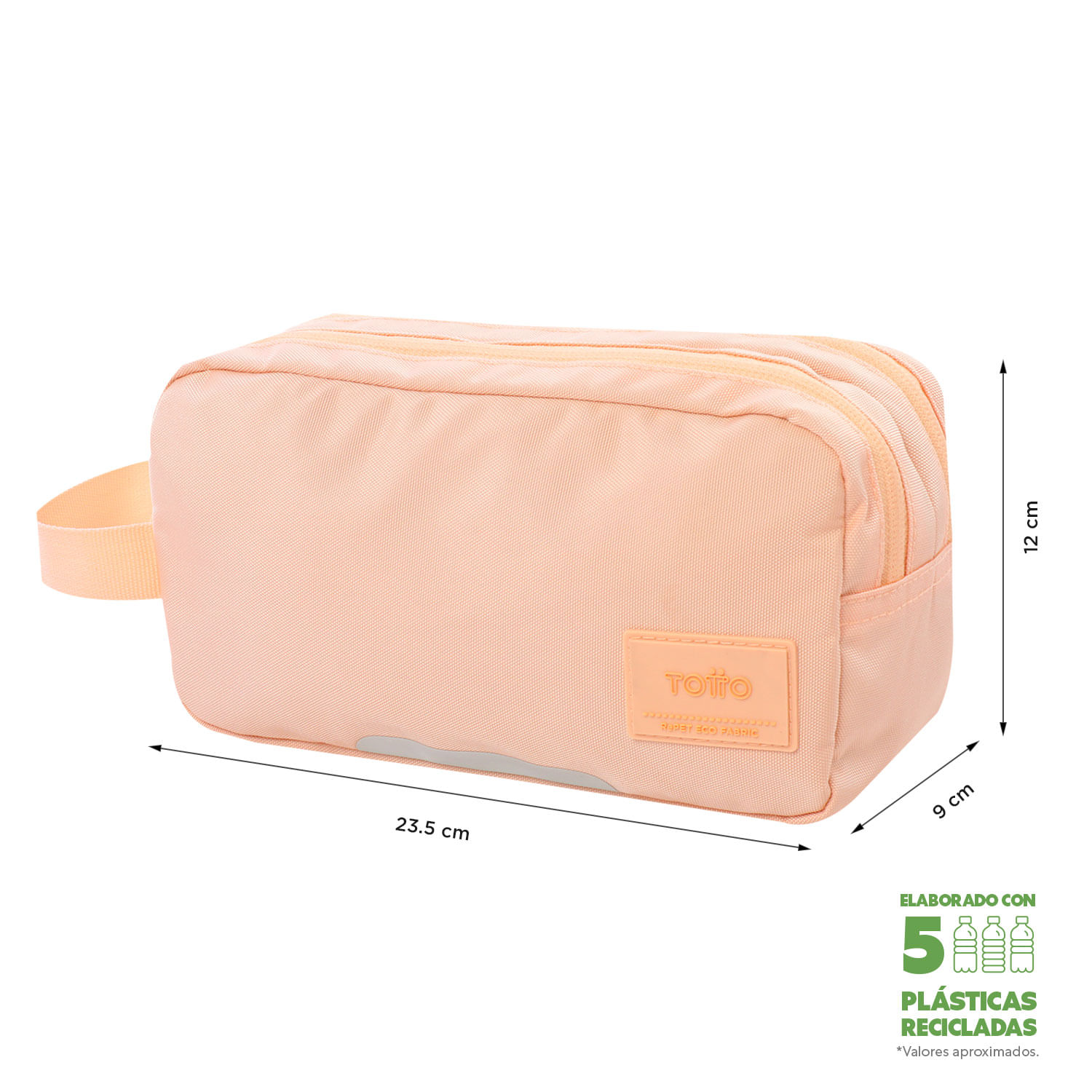 Cosmetiquera Marañon Durazno Mujer