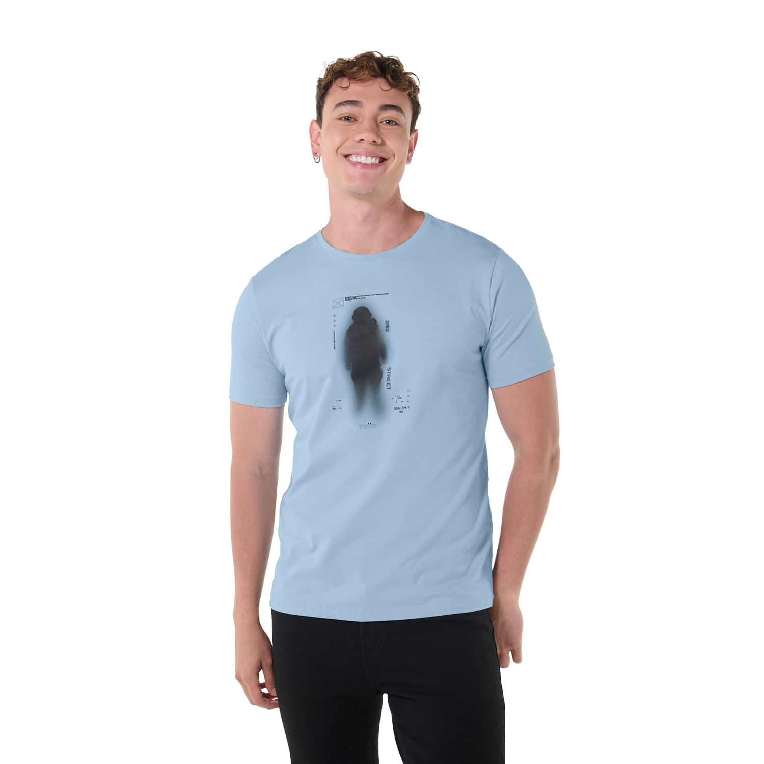 Camiseta para Hombre Primen Xxl Azul
