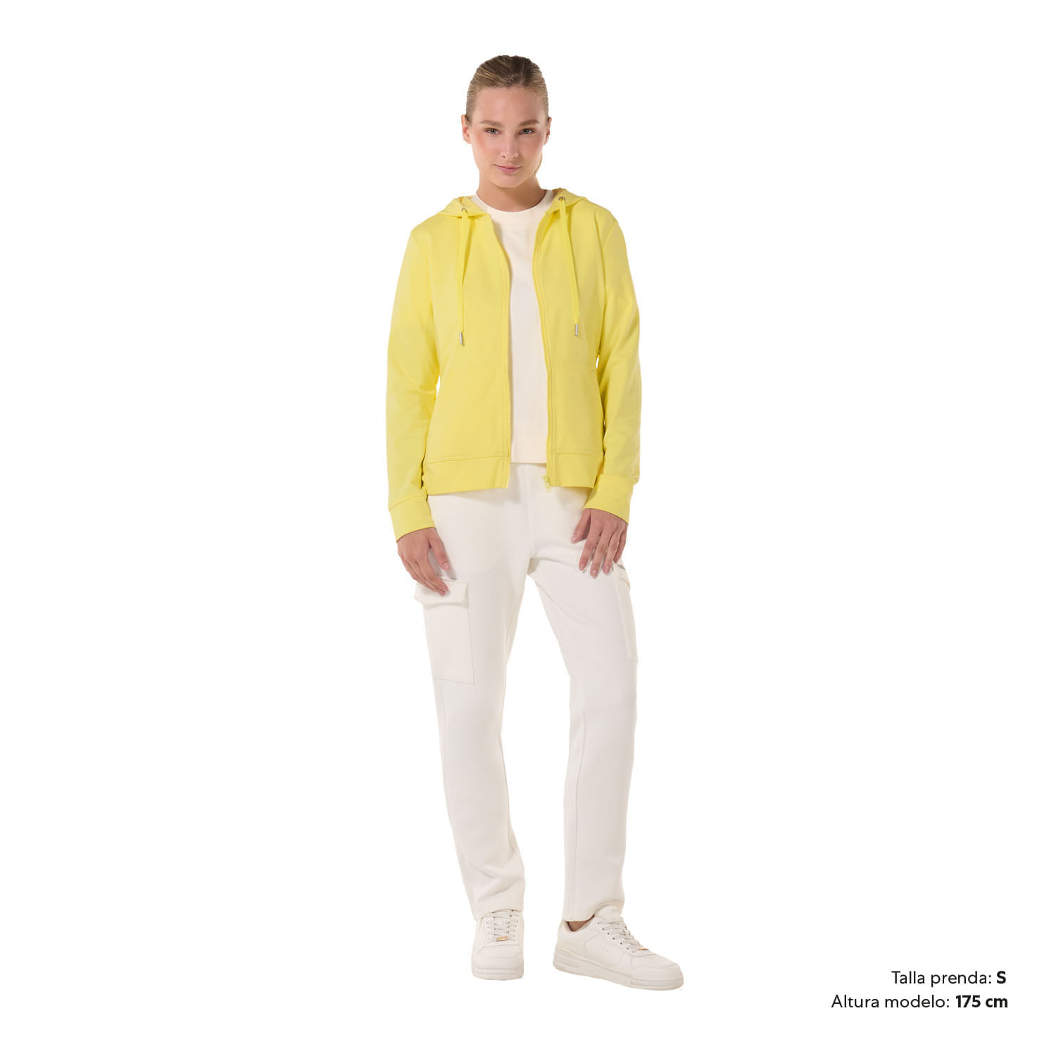 Buzo Tipo Hoodie para Mujer Tawy Xl Amarillo