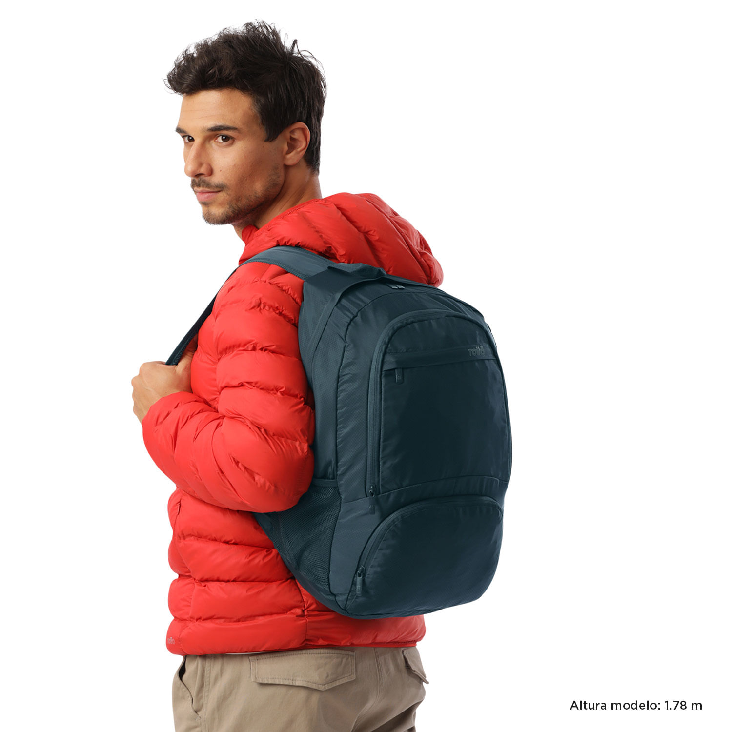Morral Plegable Syncro Porta PC Azul