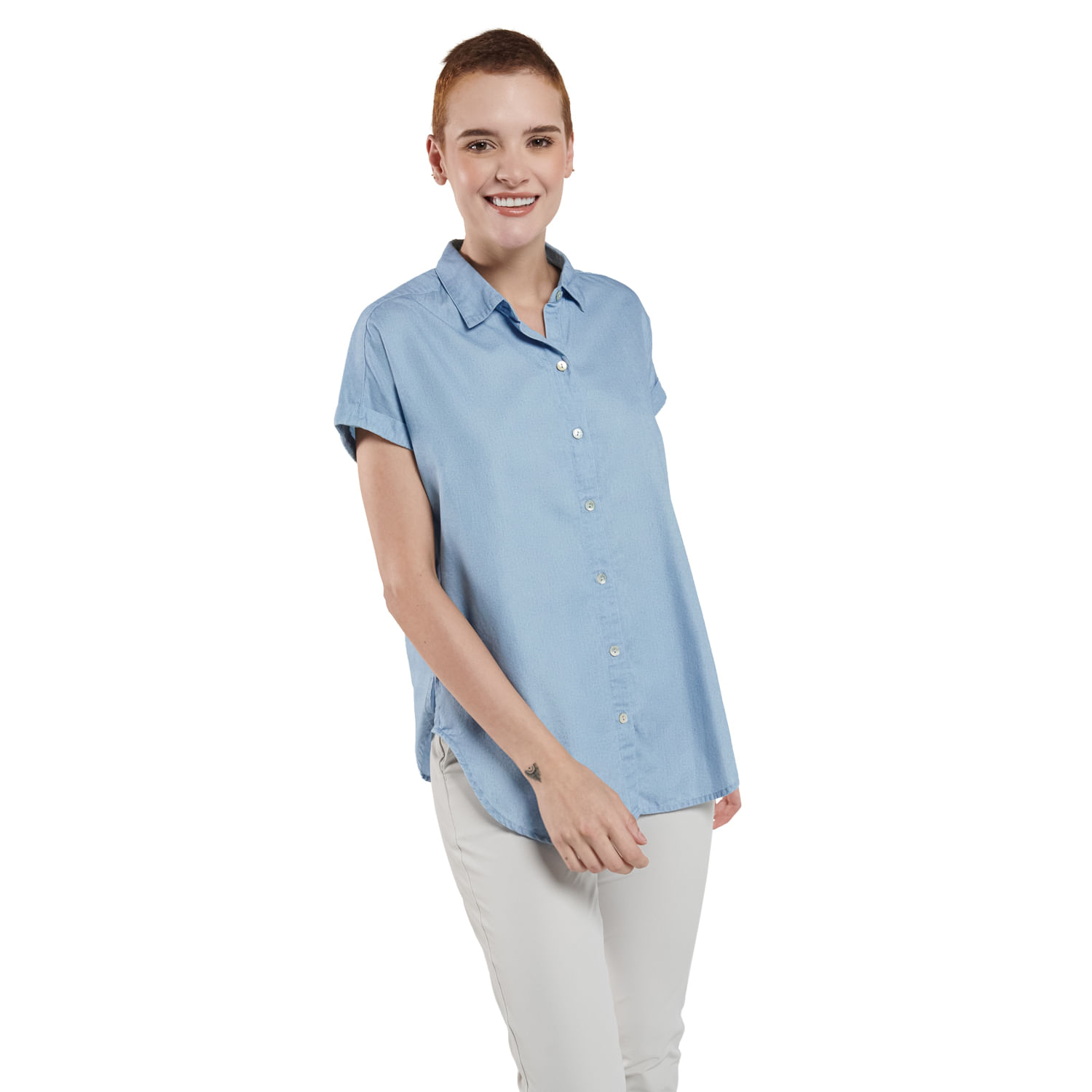 Camisa para Mujer Mc Lajas Azul