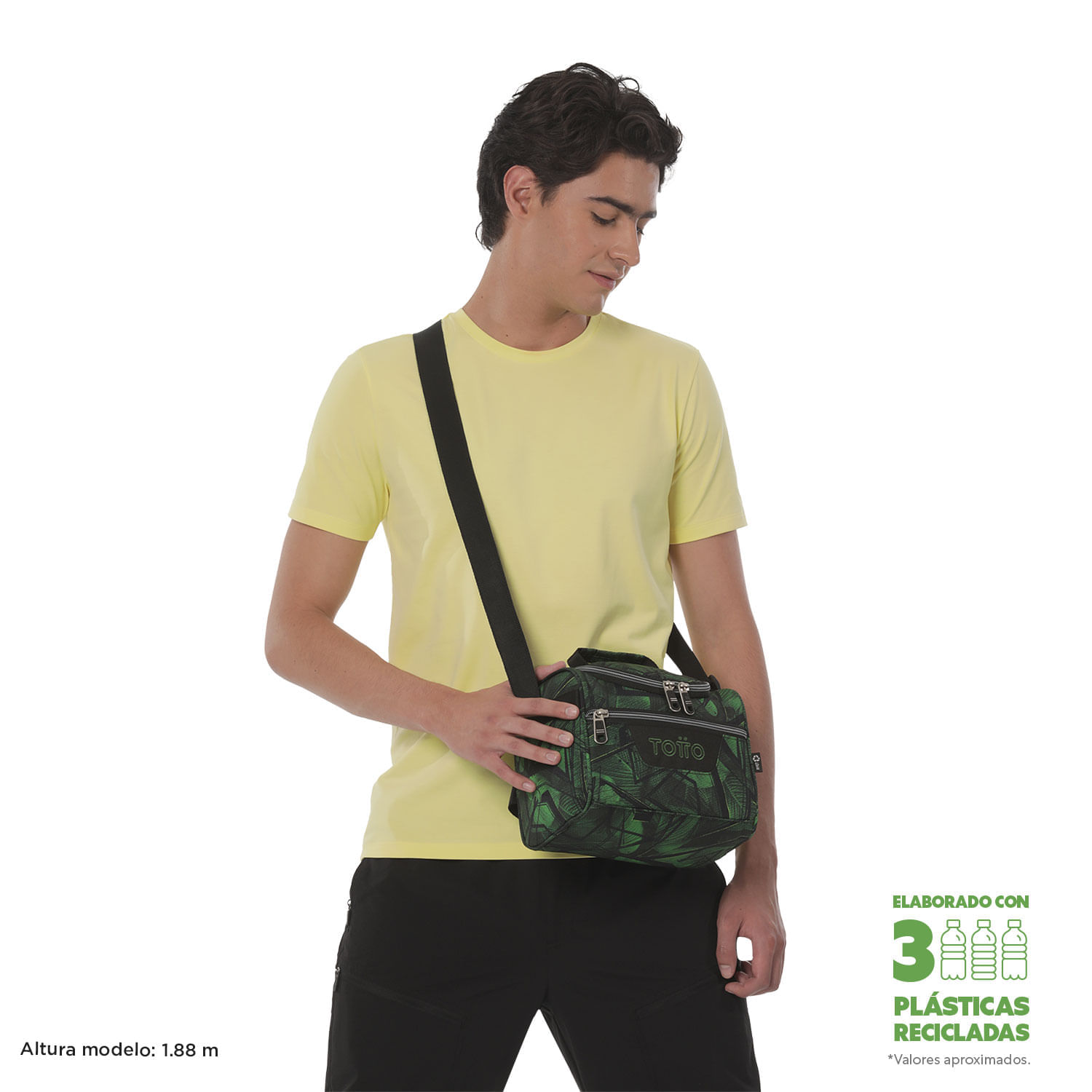 Lonchera Térmica Pizarra Verde con Recipiente Plástico