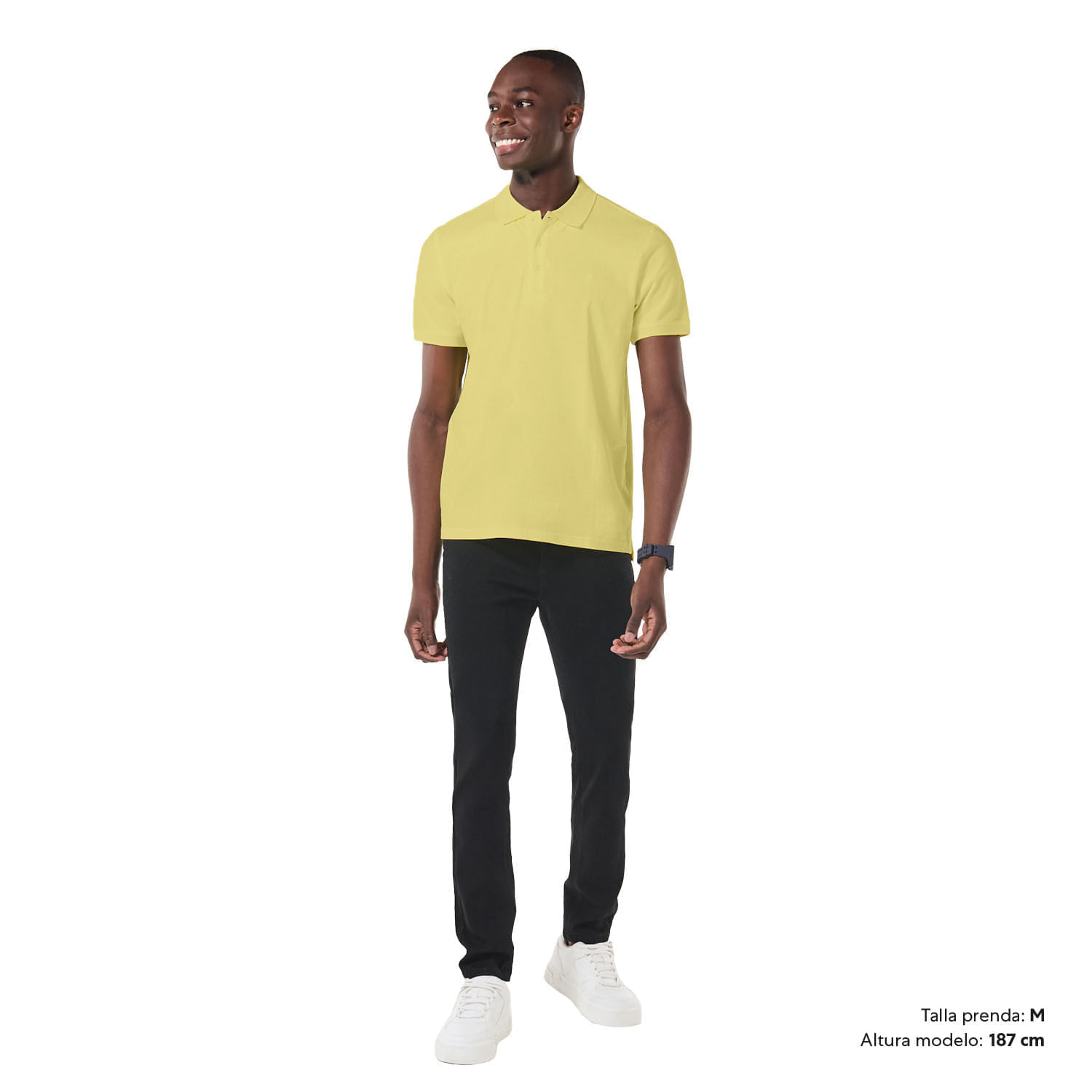 Camisa Tipo Polo Youngpolo Xxl Hombre Amarilla