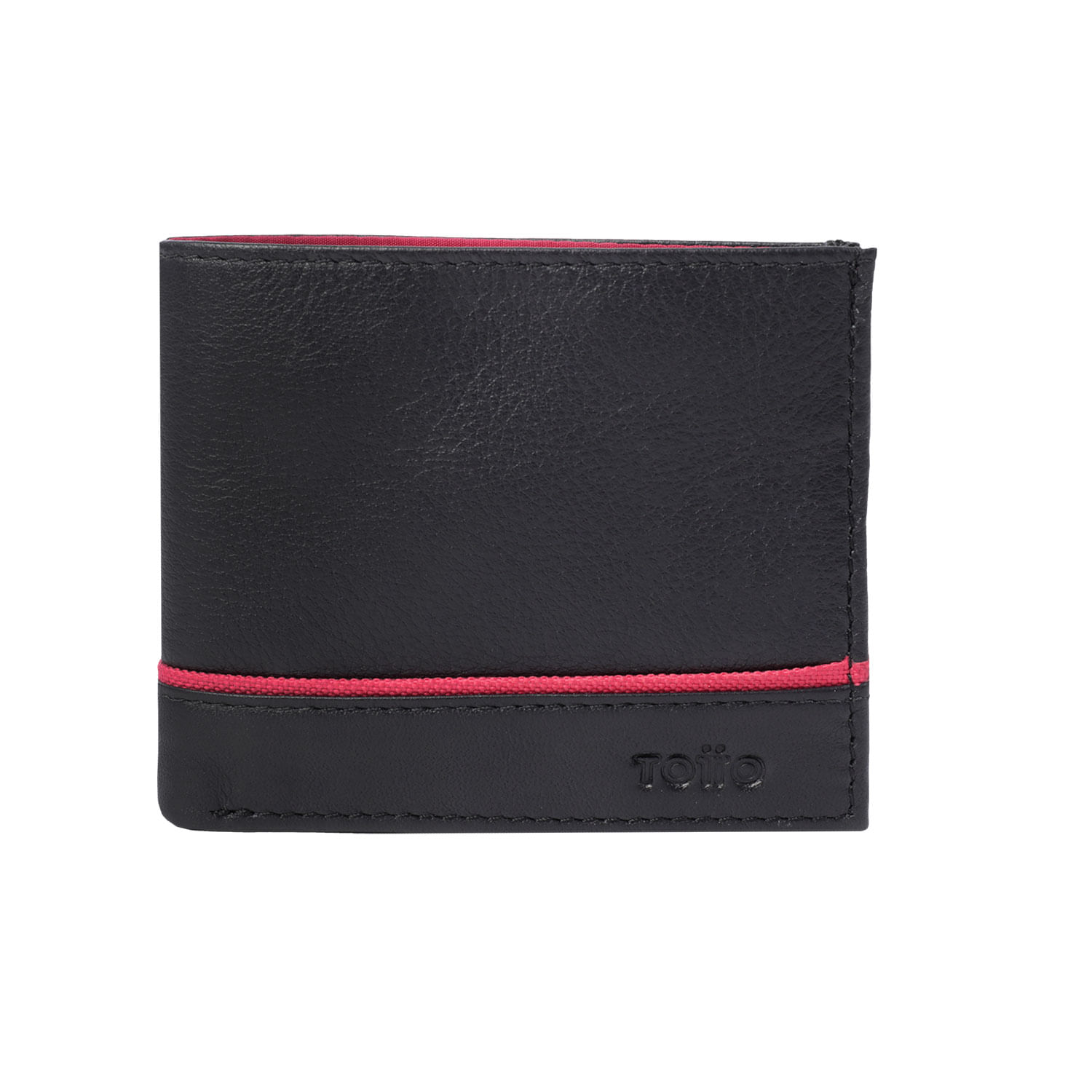 Billetera En Cuero Leder Con RFID Blocker Negra Hombre