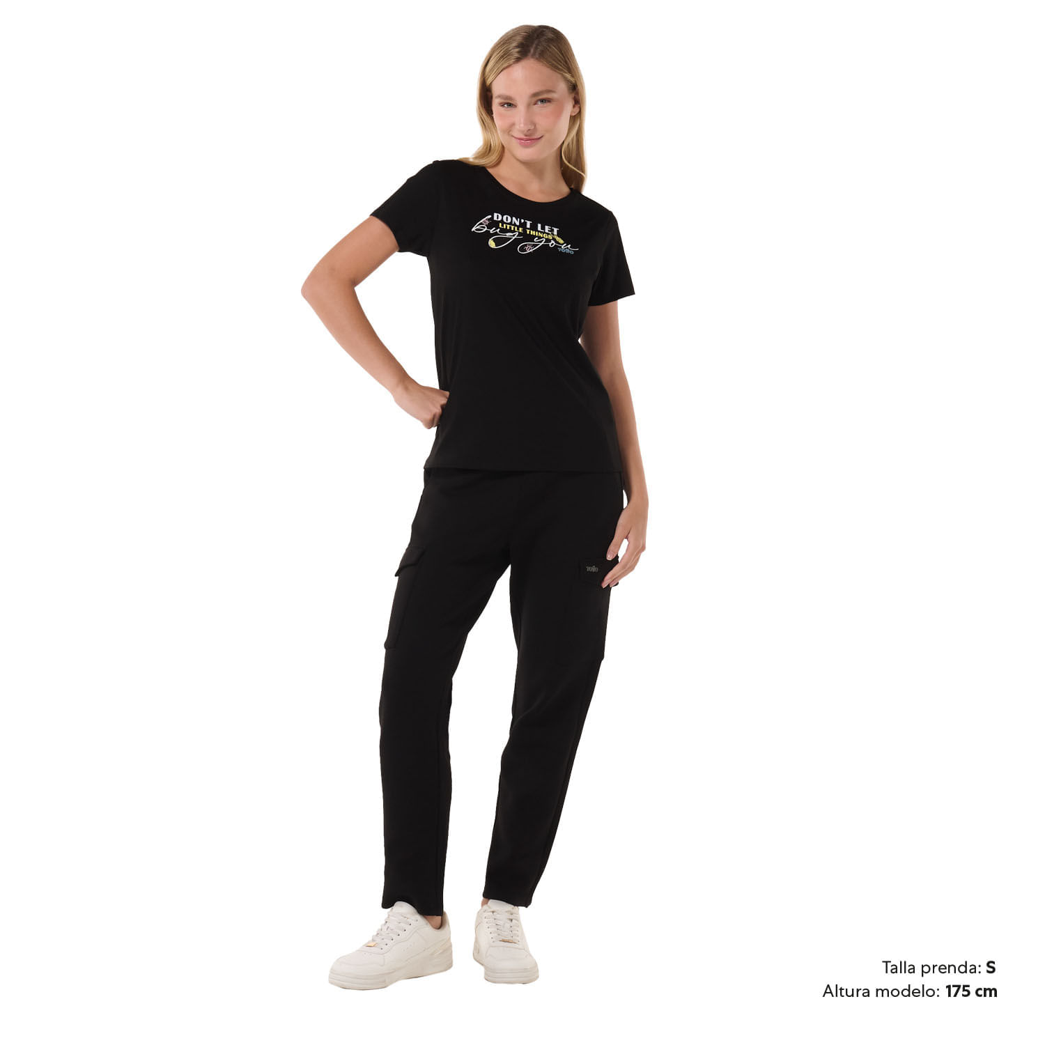 Camiseta para Mujer Dusti Xl Negra