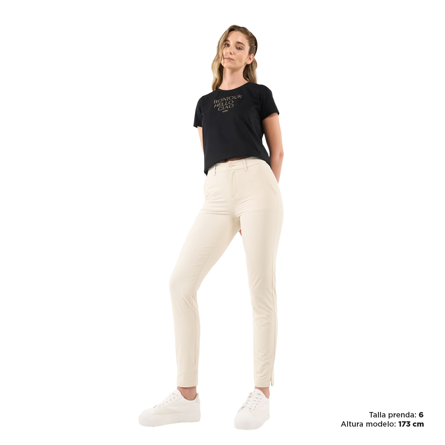 Pantalón para Mujer Stiniva 6 Beige