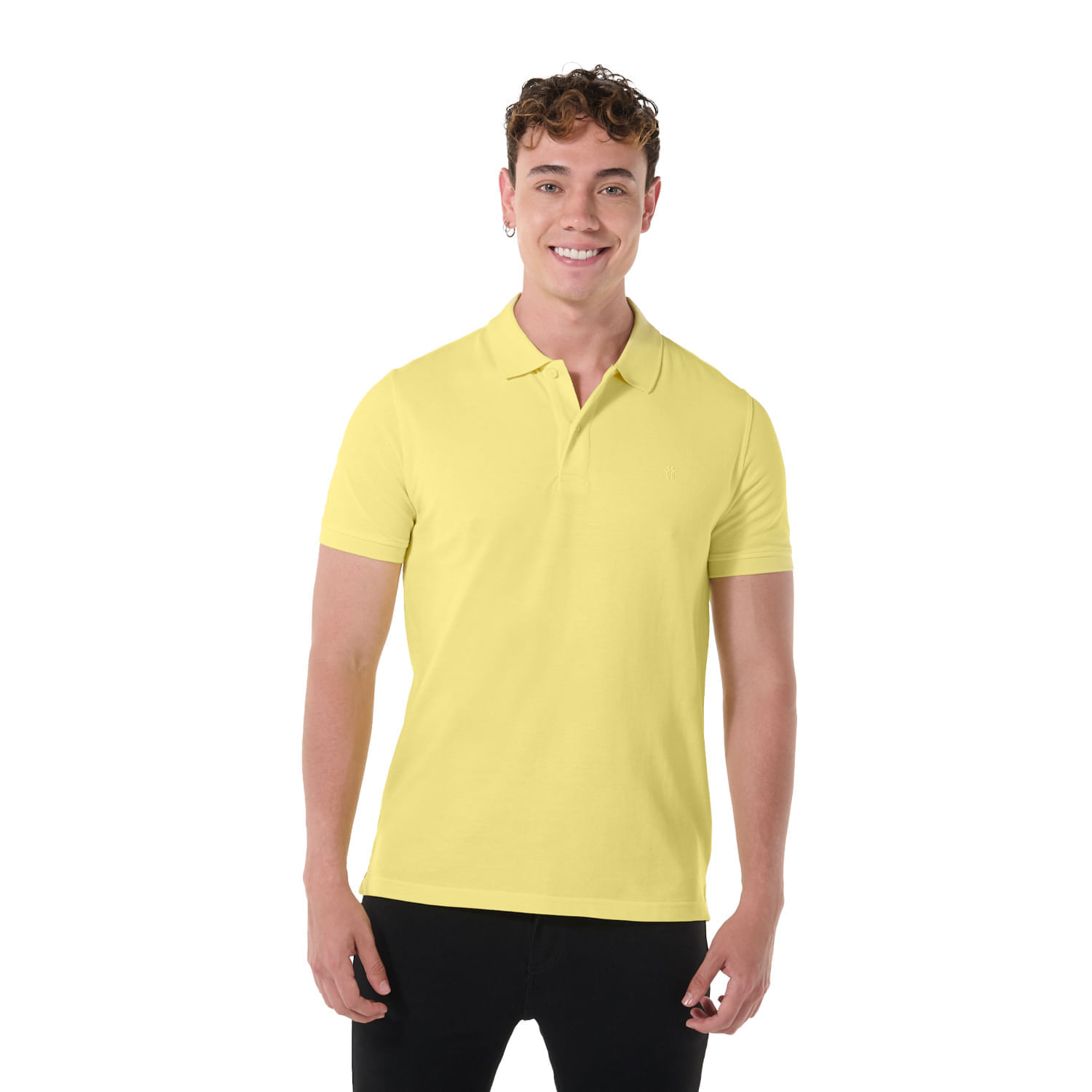 Camisa Tipo Polo Spencer Xxl Hombre Amarilla