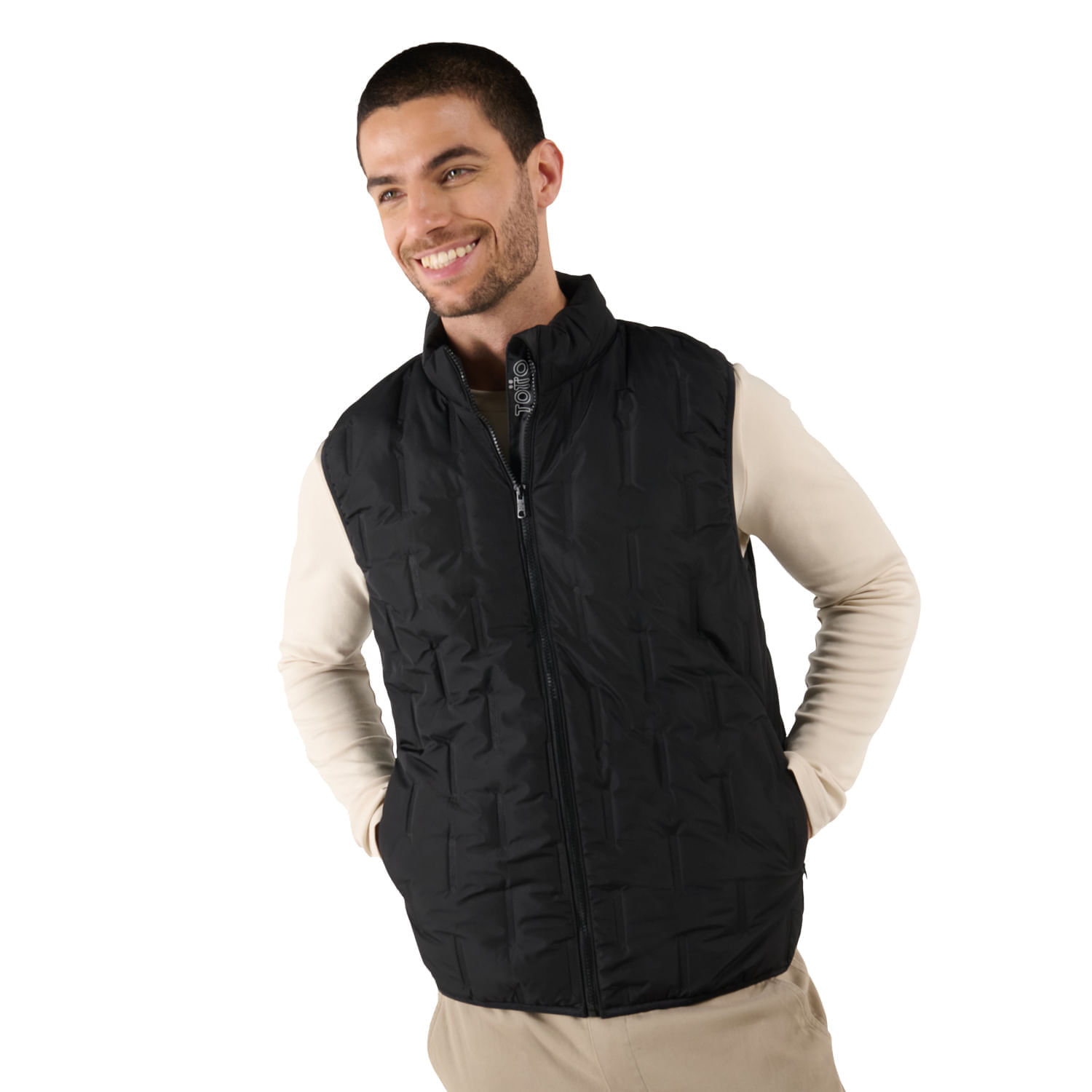 Chaleco para Hombre Lucky Negro