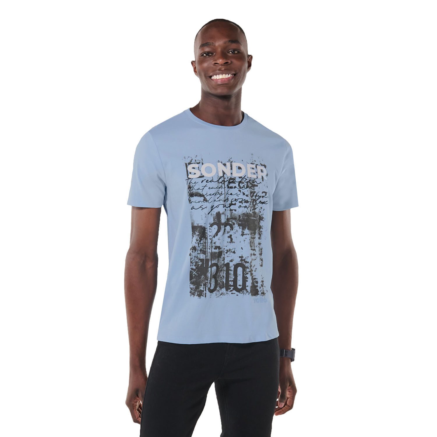 Camiseta para Hombre Mozartpro Xxl Azul