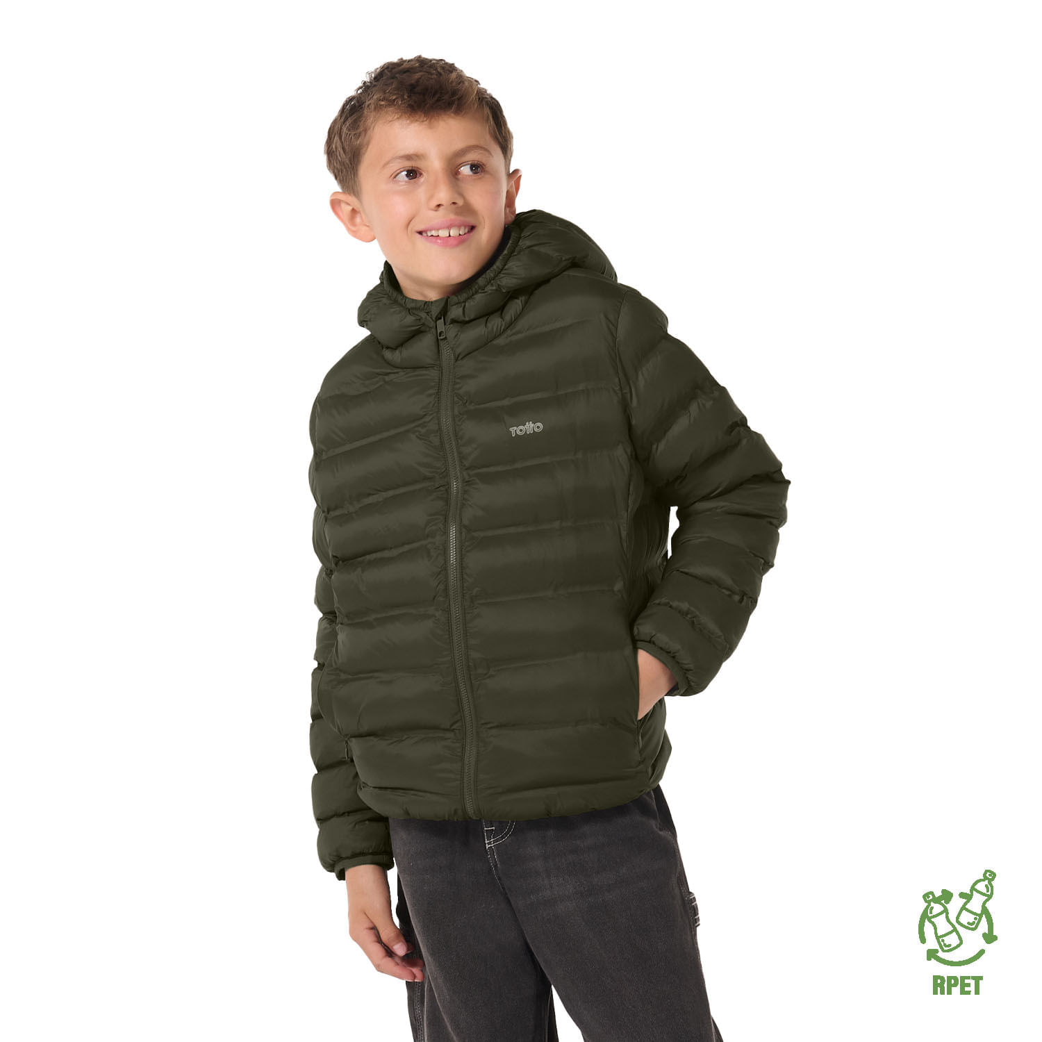 Chaqueta Acolchada para Niño Colorkid 2.0 Verde