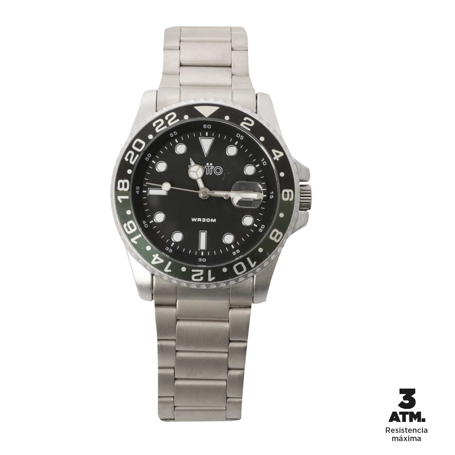 Reloj Análogo Triton color Negro Hombre