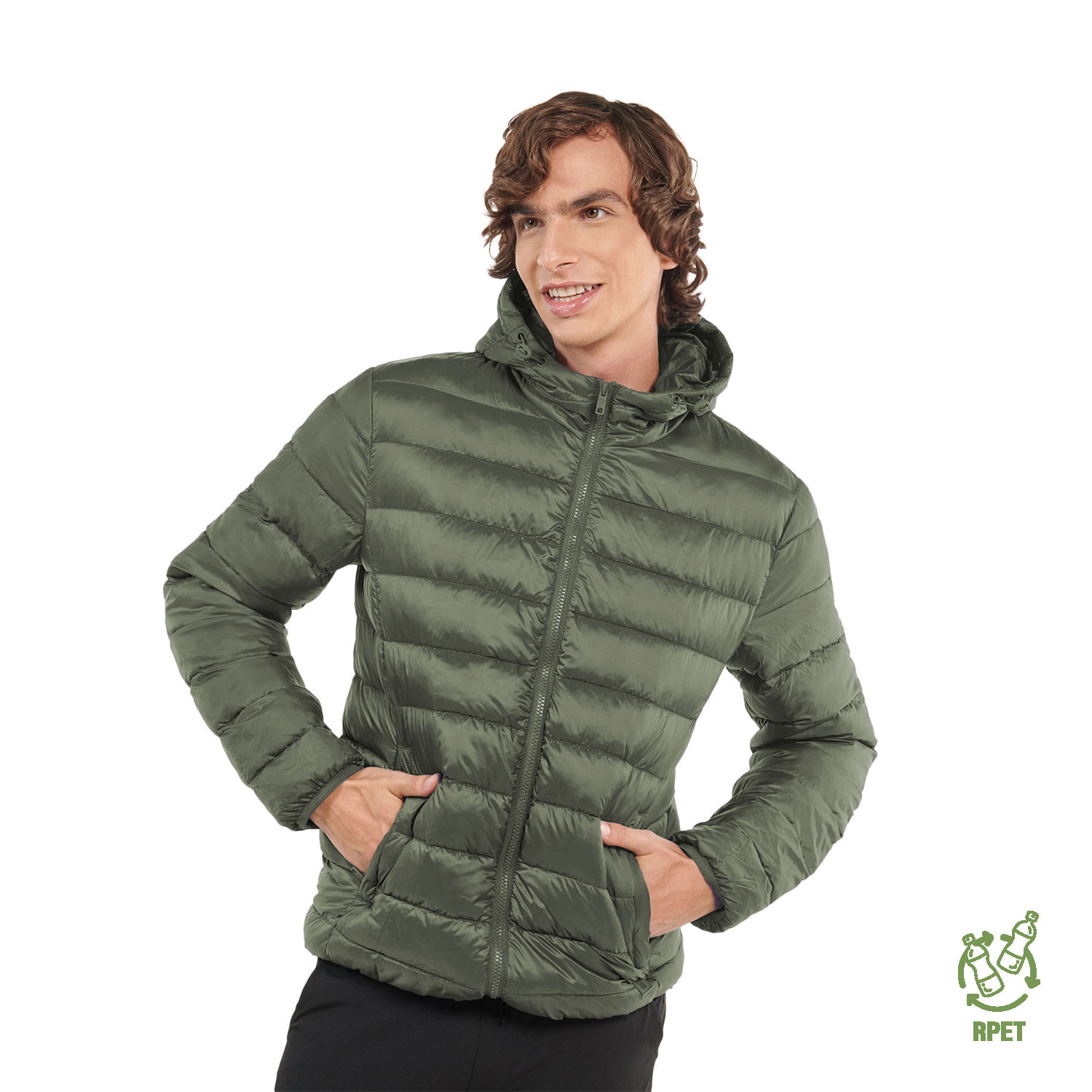 Chaqueta Verde Colorout Hombre