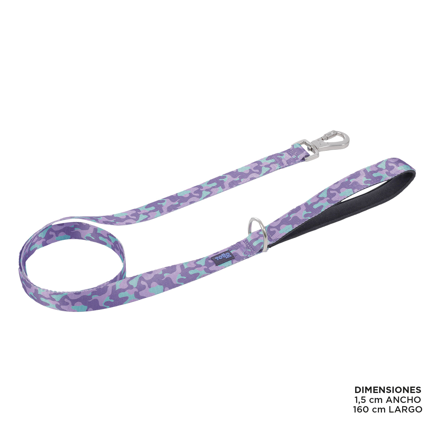 Correa para mascota Sencilla Odye S Morada