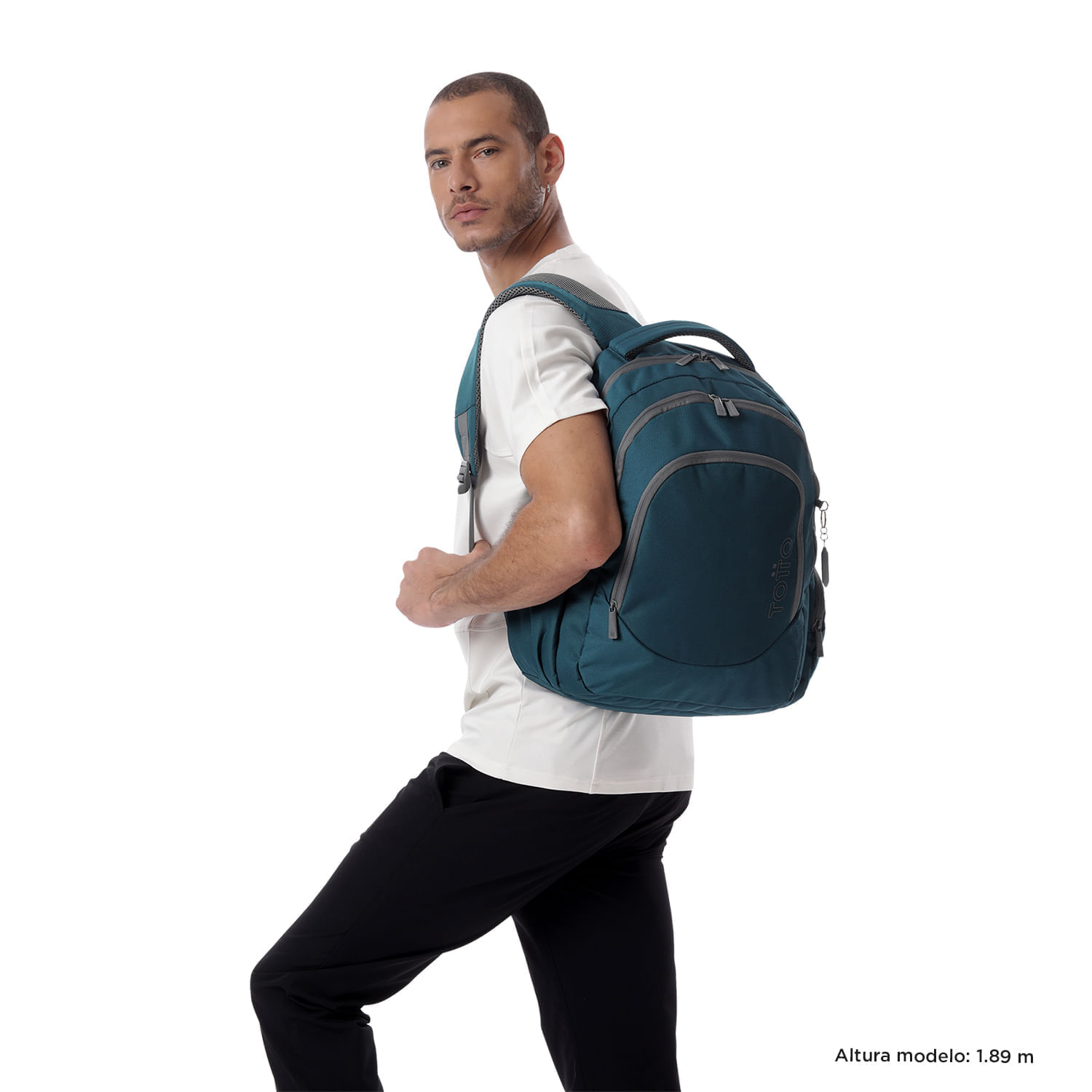 Morral Porta PC 15.4" Luciano 2.0 Azul Hombre