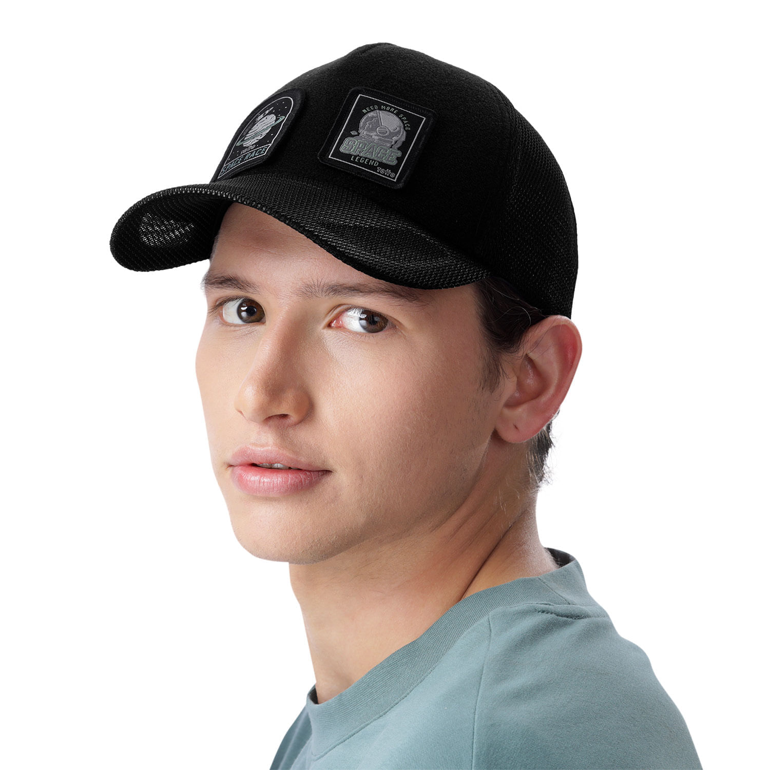 Gorra Camionera para Hombre Mesh color Negra