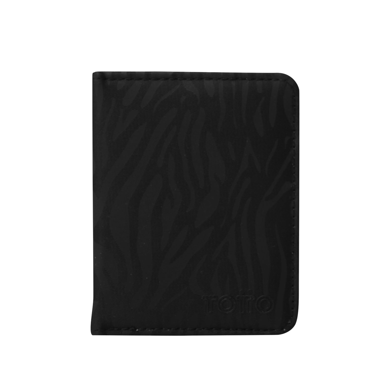 Billetera Texture Rig con RFID Blocker Negra Mujer