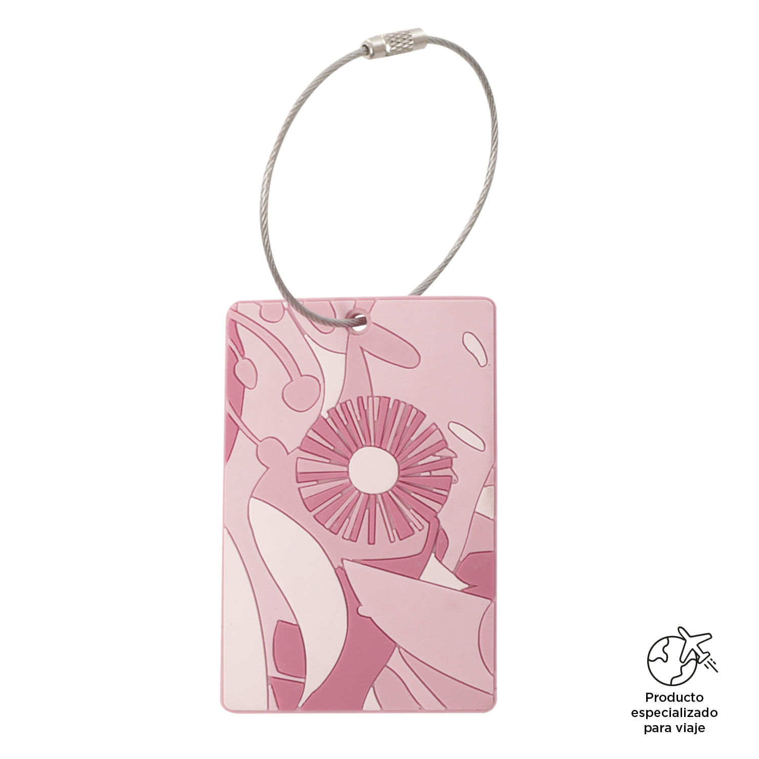 Identificador de equipaje Travel Tag Morado