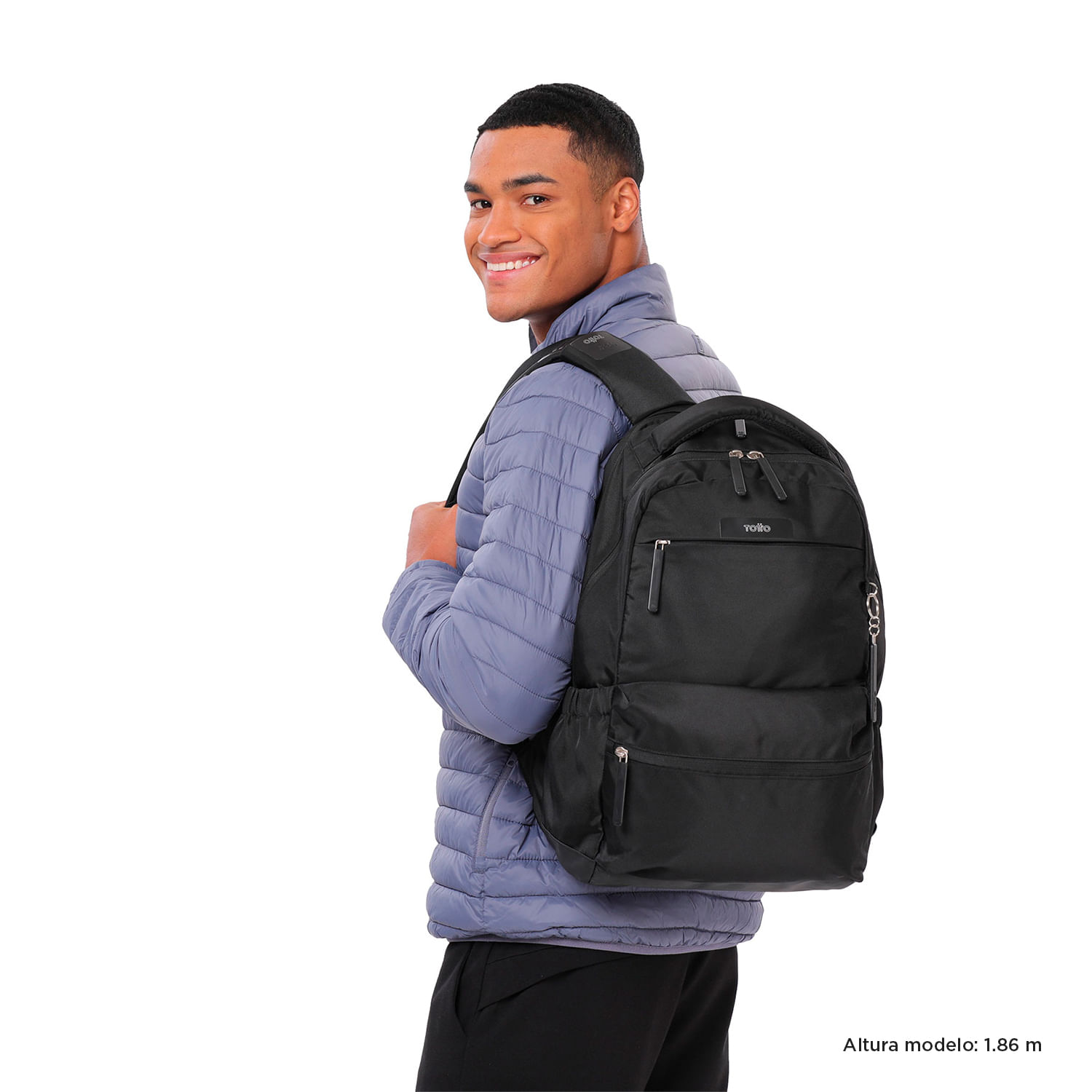 Morral Universitario Porta PC 16" Comfort Negro Mujer