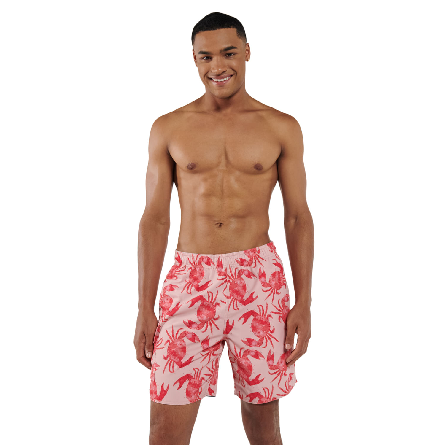 Pantaloneta Estampada Filipinas Hombre Rosada
