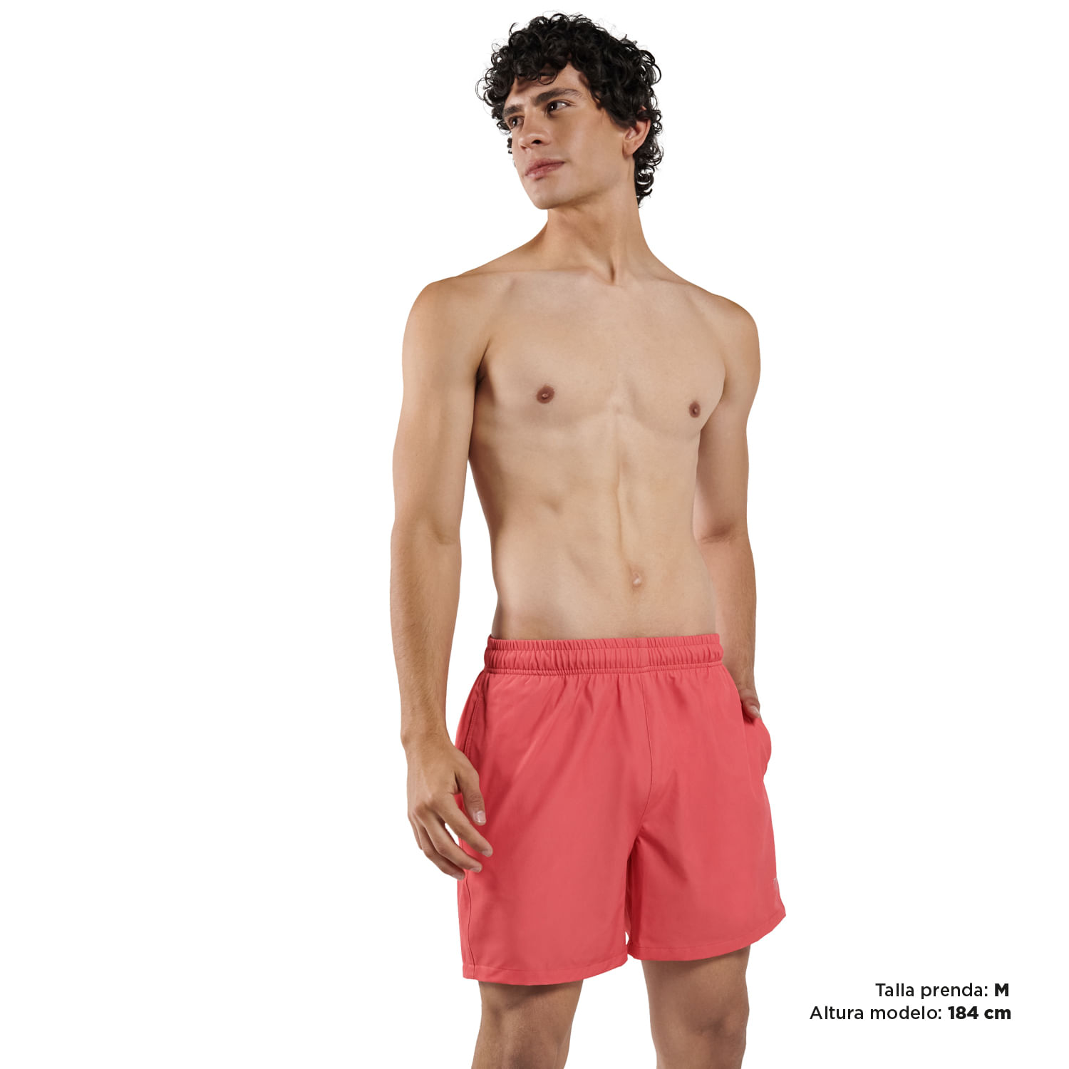 Pantaloneta Estampada Abriko Hombre Rosada