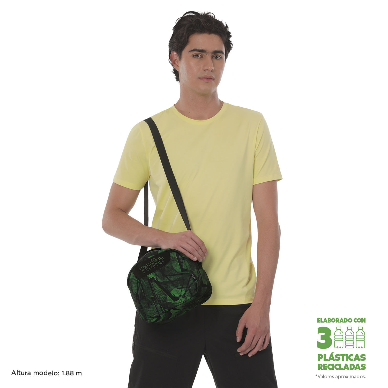 Lonchera Térmica Borrador Verde con Recipiente Plástico