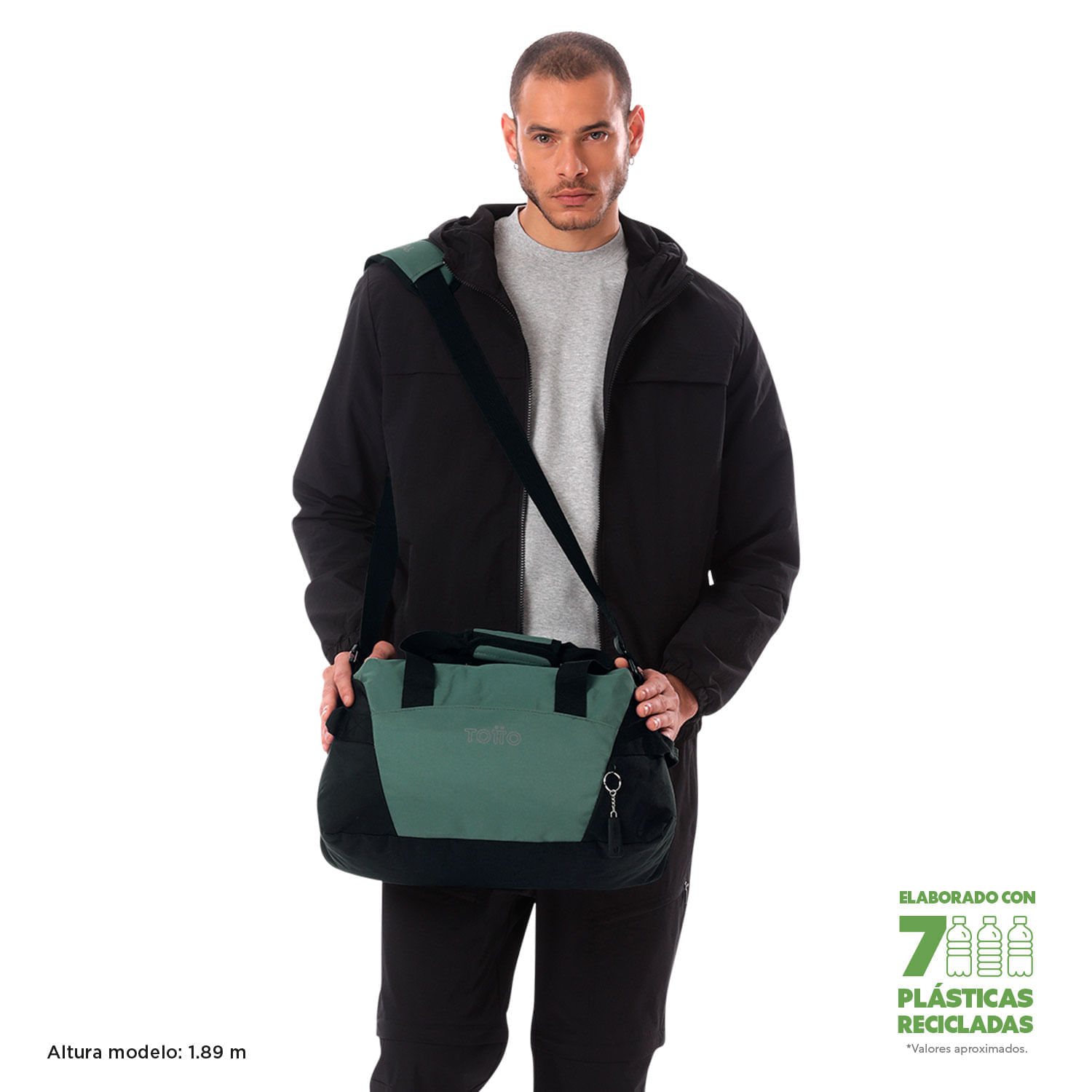 Tula viajera Active Pro Pequeña Verde