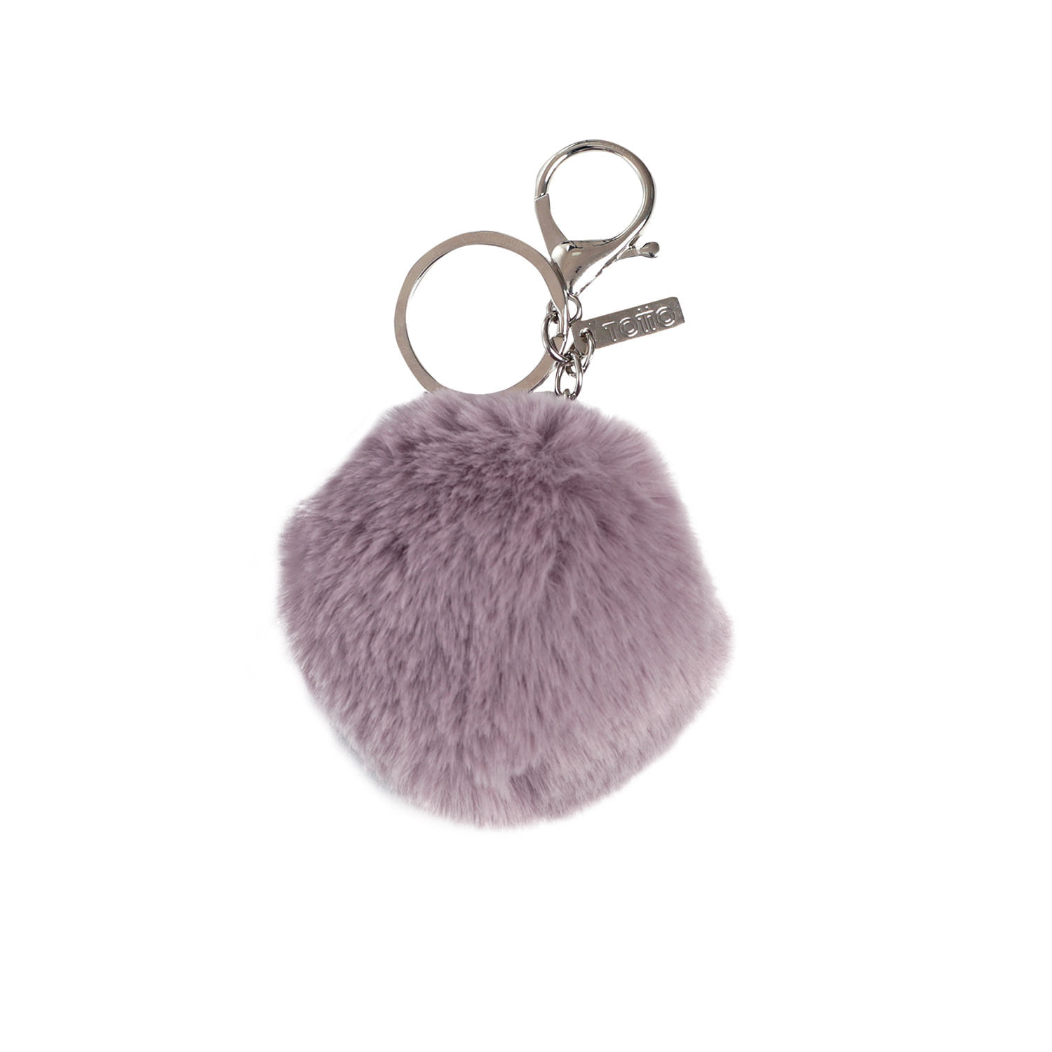 Llavero de Peluche Ball color Rosado