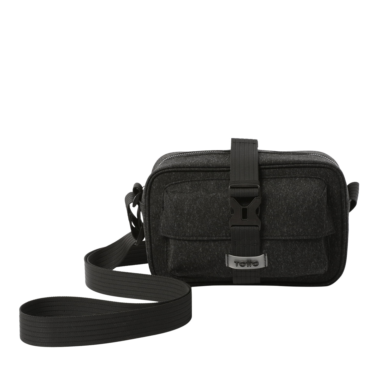 Bolso Crossbody Hombre Knit Negro