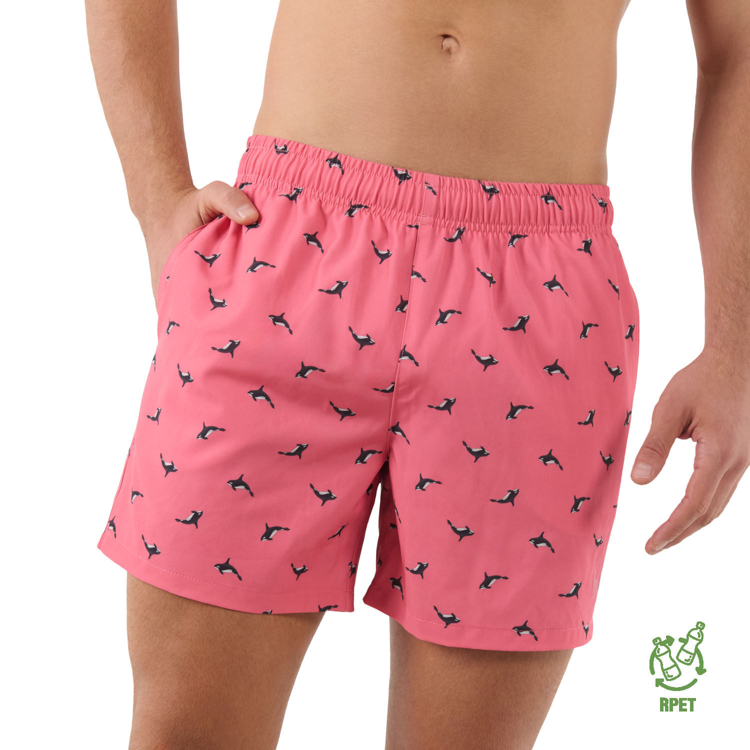 Pantalón Estampada Abriko Hombre Rosada
