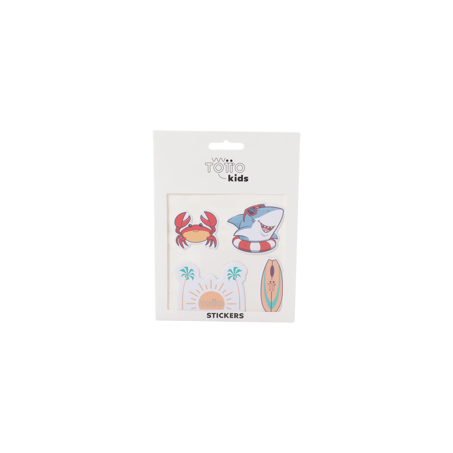 Calcomania Sticker Little Surfer para Niño Gris