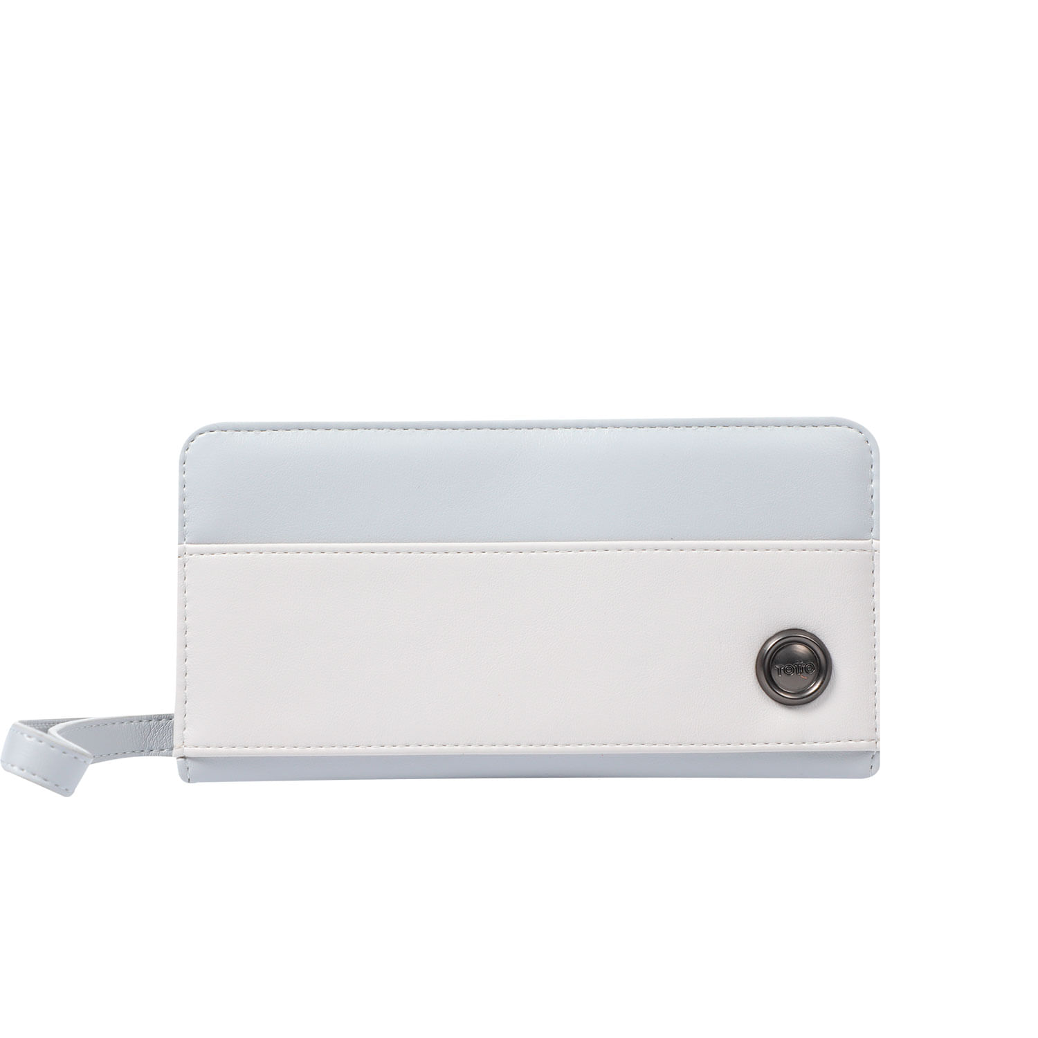 Billetera Style Lat Mujer Gris grande