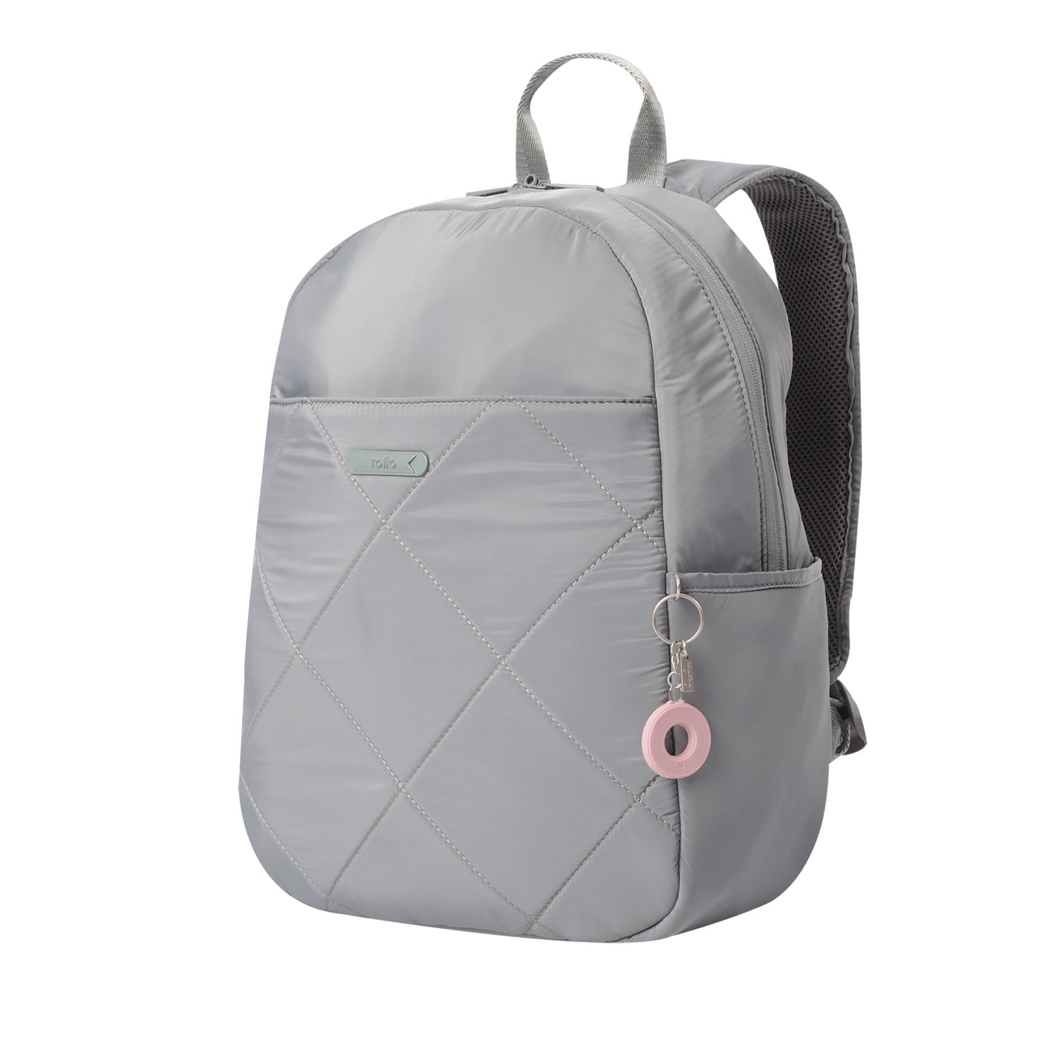Llavero de Goma Abc color Rosado