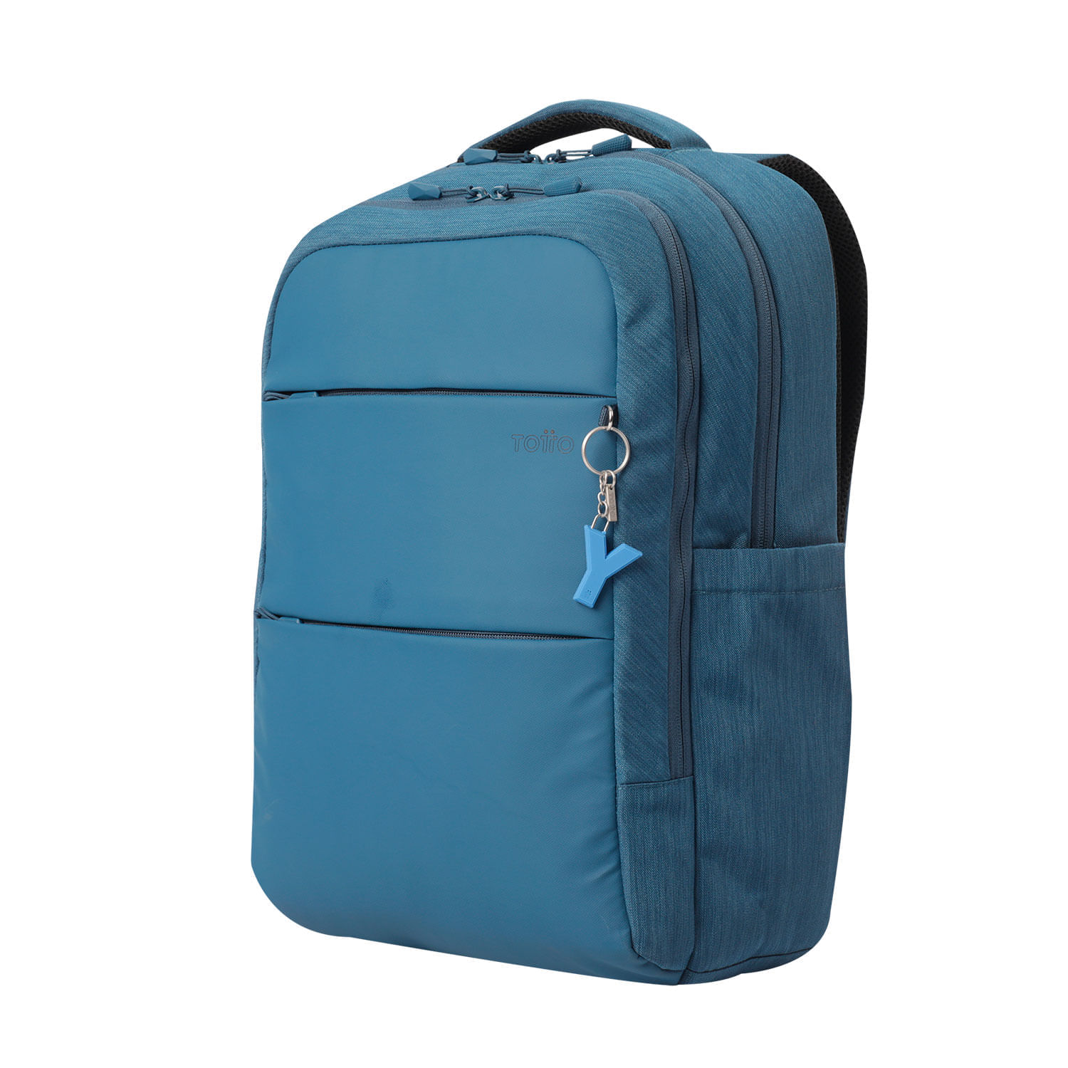 Llavero de Goma Abc color Azul