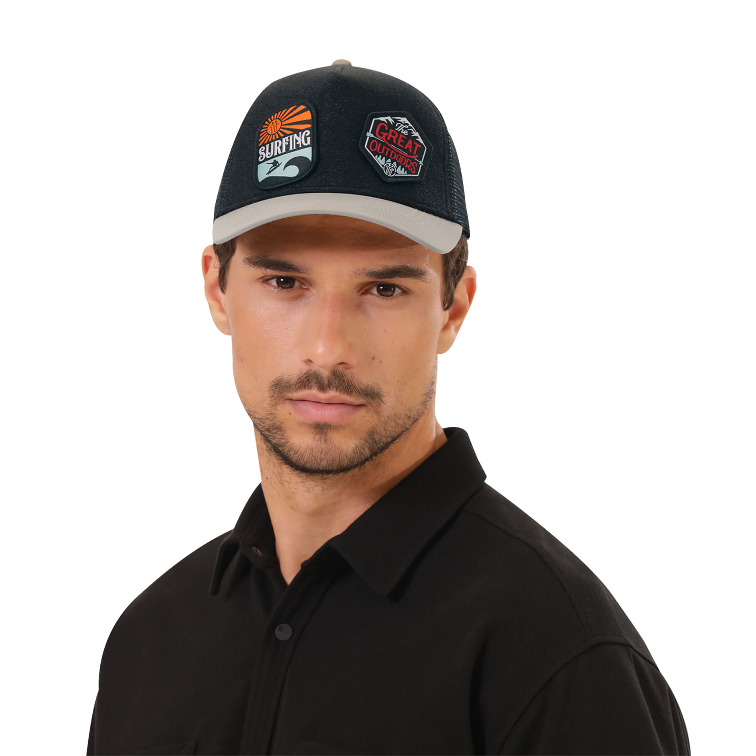 Gorra Camionera para Hombre Forest color Terreo