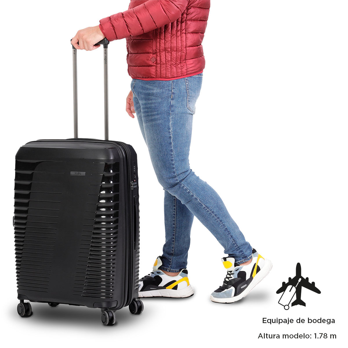 Maleta De Viaje 360° Traveler Mediana