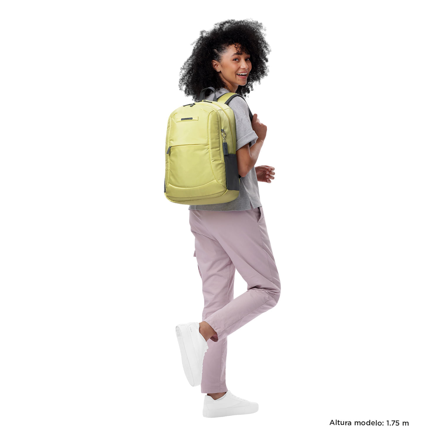 Morral Porta PC 14" Austtin Amarillo Mujer