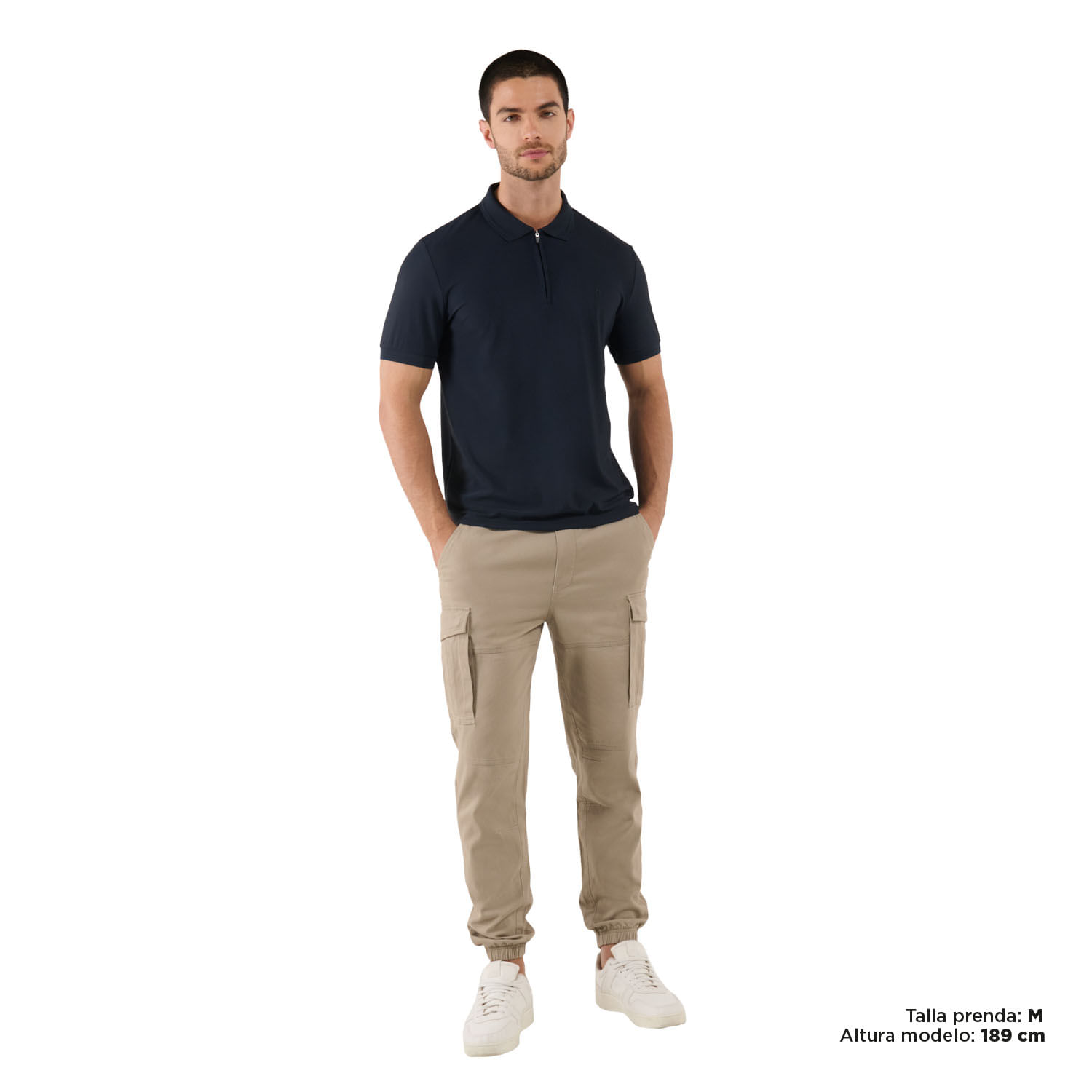 Camisa Polo Leel para Hombre Azul