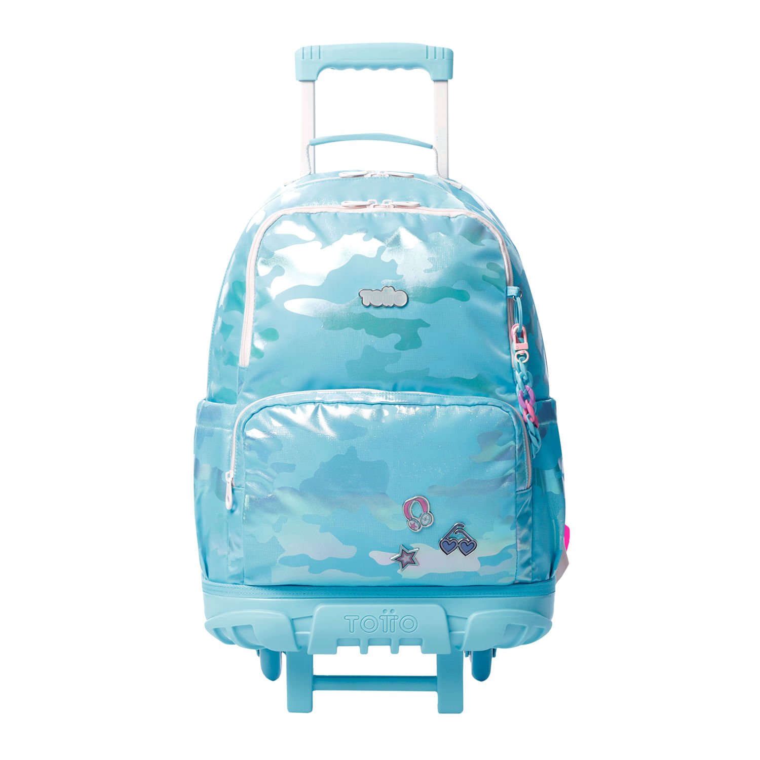 Morral con ruedas Niña Majestic Grande Azul