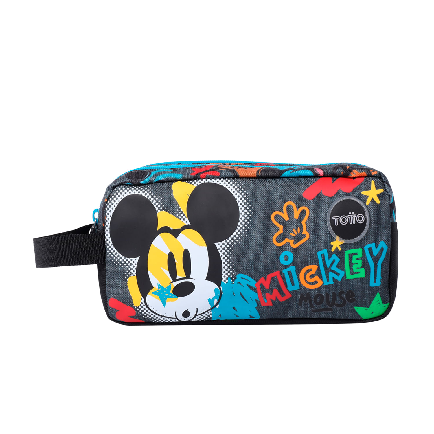Cartuchera para Niño Mickey Gris
